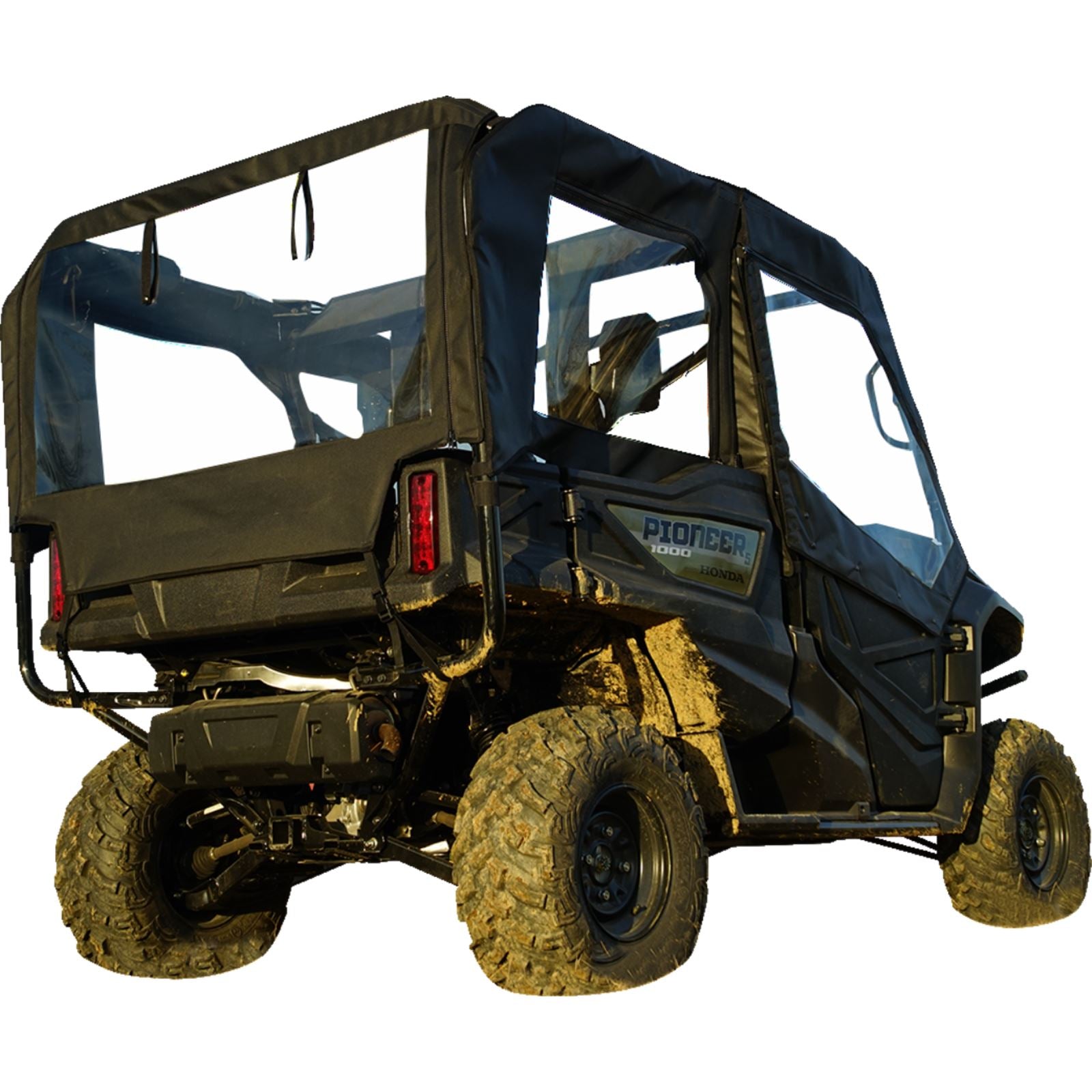 Seizmik Soft Doors - Middle and Rear Windows with Zipper for Honda Pioneer 51-20983_1377406