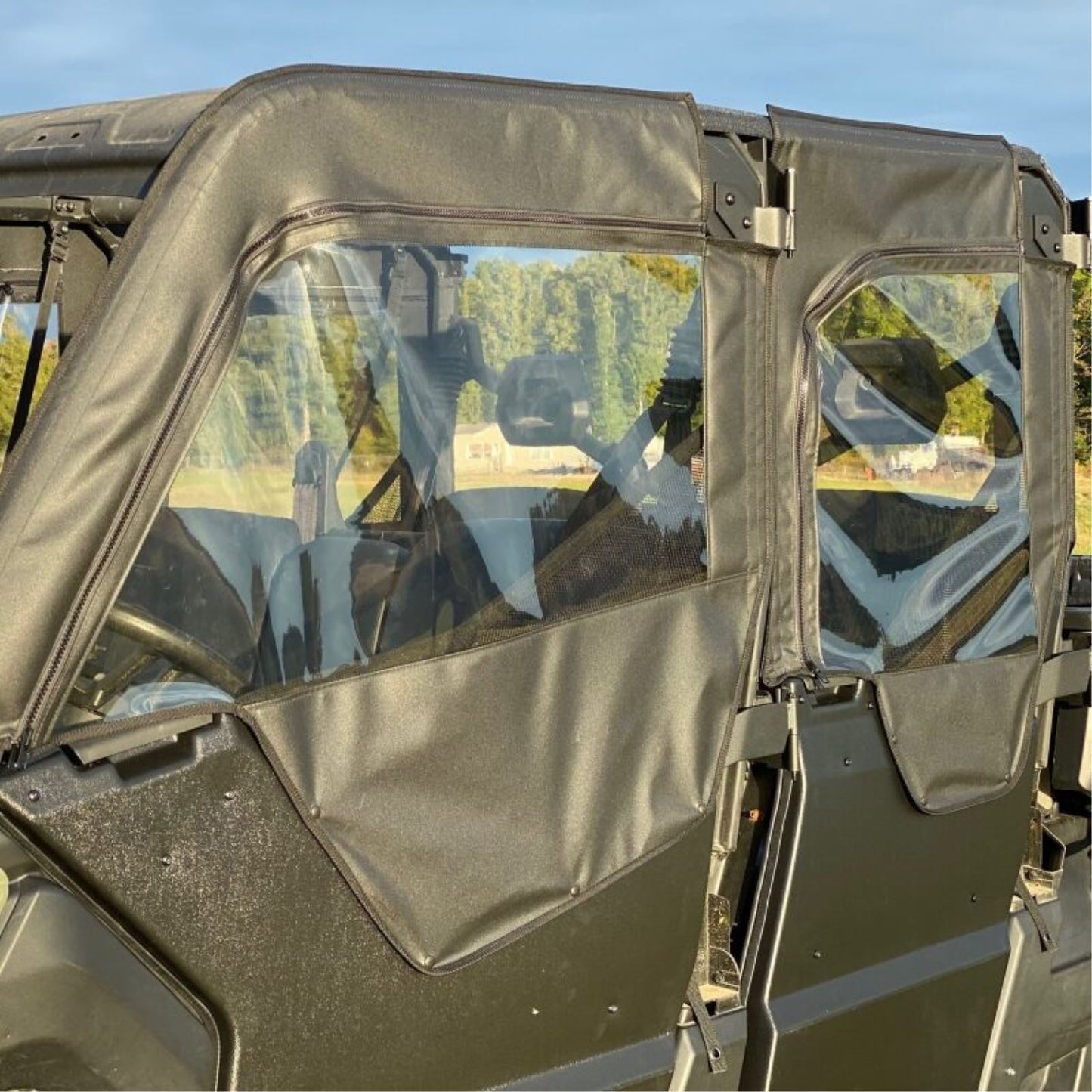 Seizmik Soft Upper Doors with Zipper for Can-Am Defender Max 51-20986_1779947