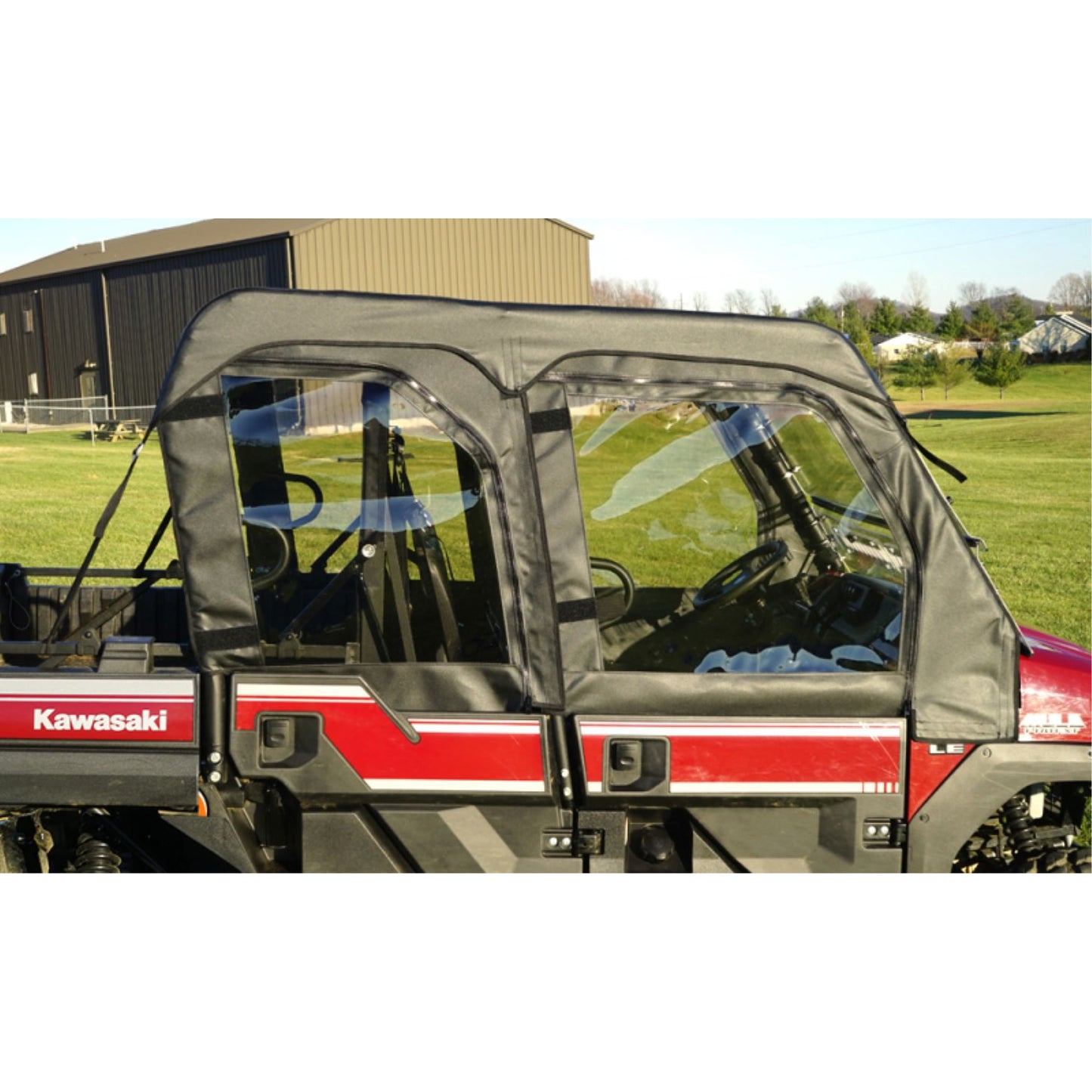 Seizmik Soft Upper Doors with Zipper for Kawasaki Mule Pro FXT 51-20989_1779840