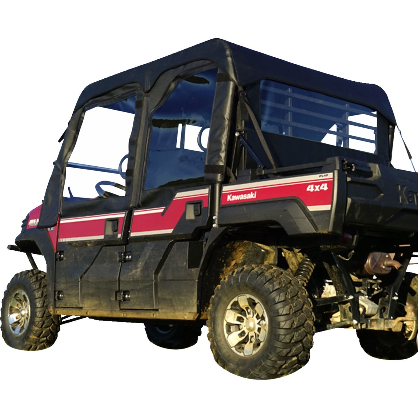 Seizmik Soft Upper Doors with Zipper for Kawasaki Mule Pro FXT 51-20989_1377490