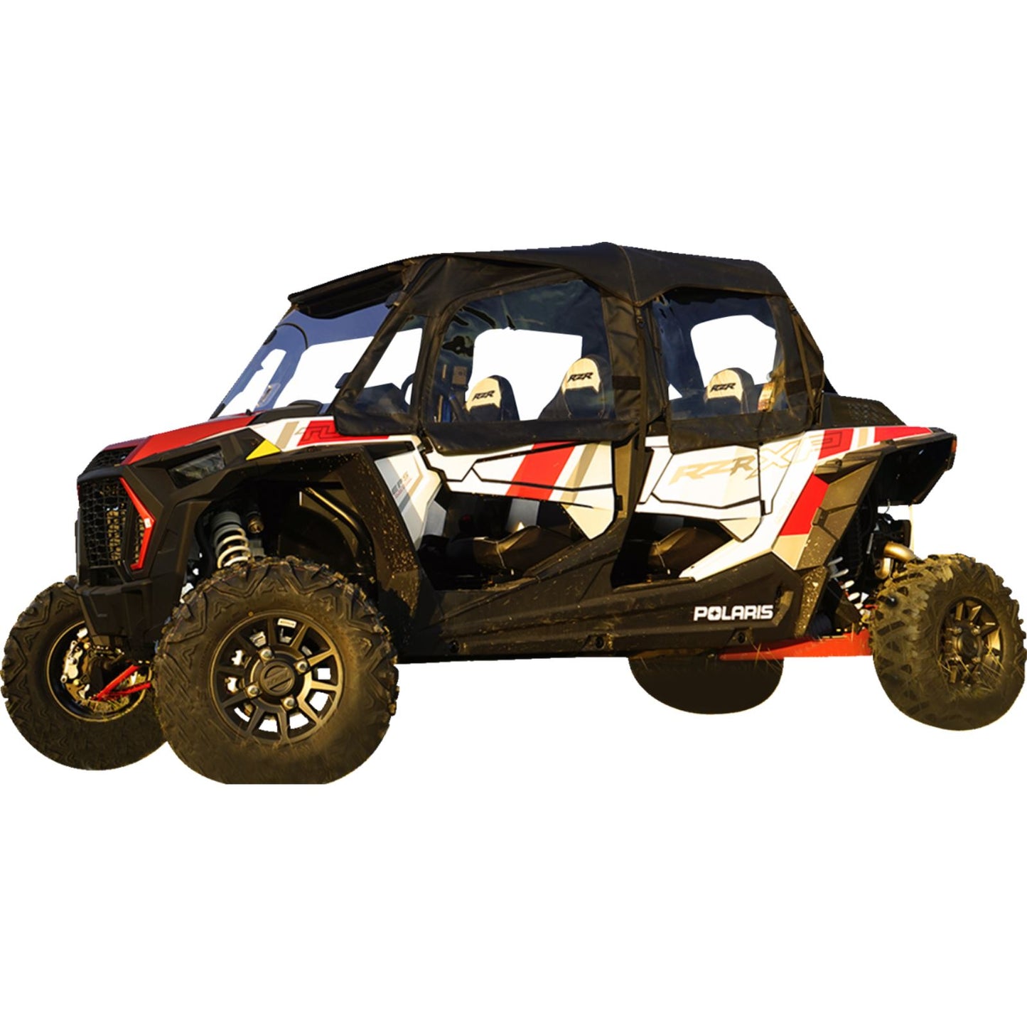Seizmik Soft Upper Doors - Rear Window and Roof with Zipper for Polaris RZR/ XP 51-20990_1377492