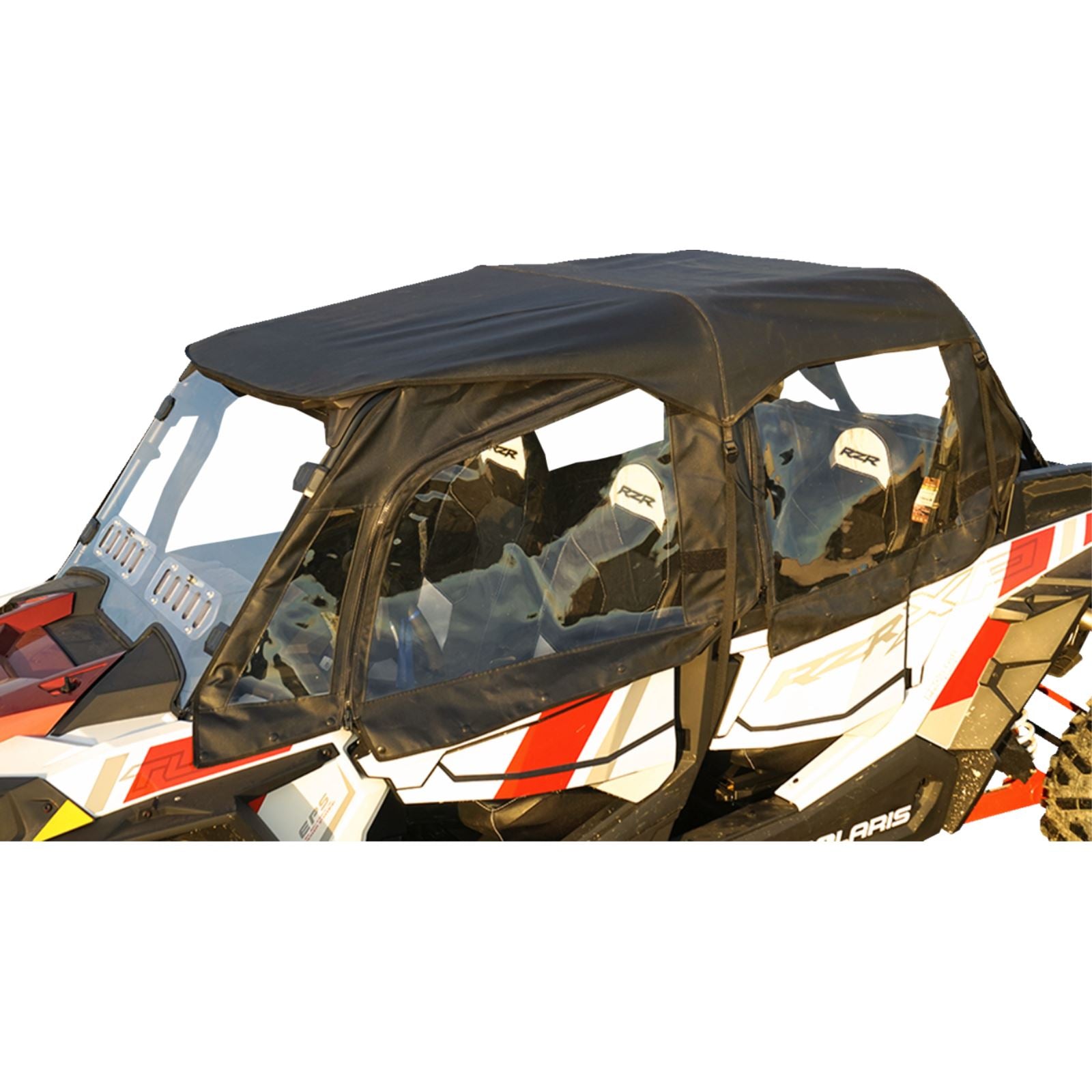 Seizmik Soft Upper Doors - Rear Window and Roof with Zipper for Polaris RZR/ XP 51-20990_1377493