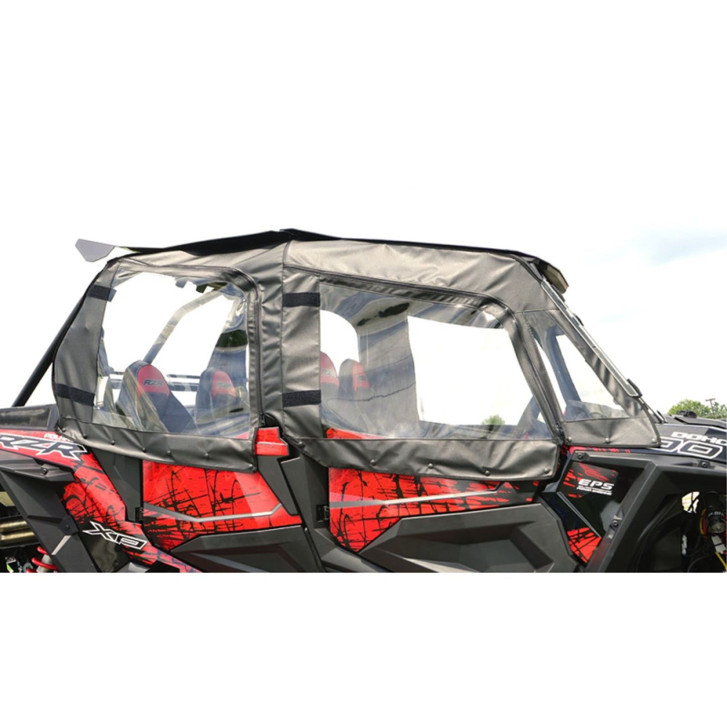 Seizmik Soft Upper Doors - Rear Window and Roof with Zipper for Polaris RZR/ XP 51-20990_1780096