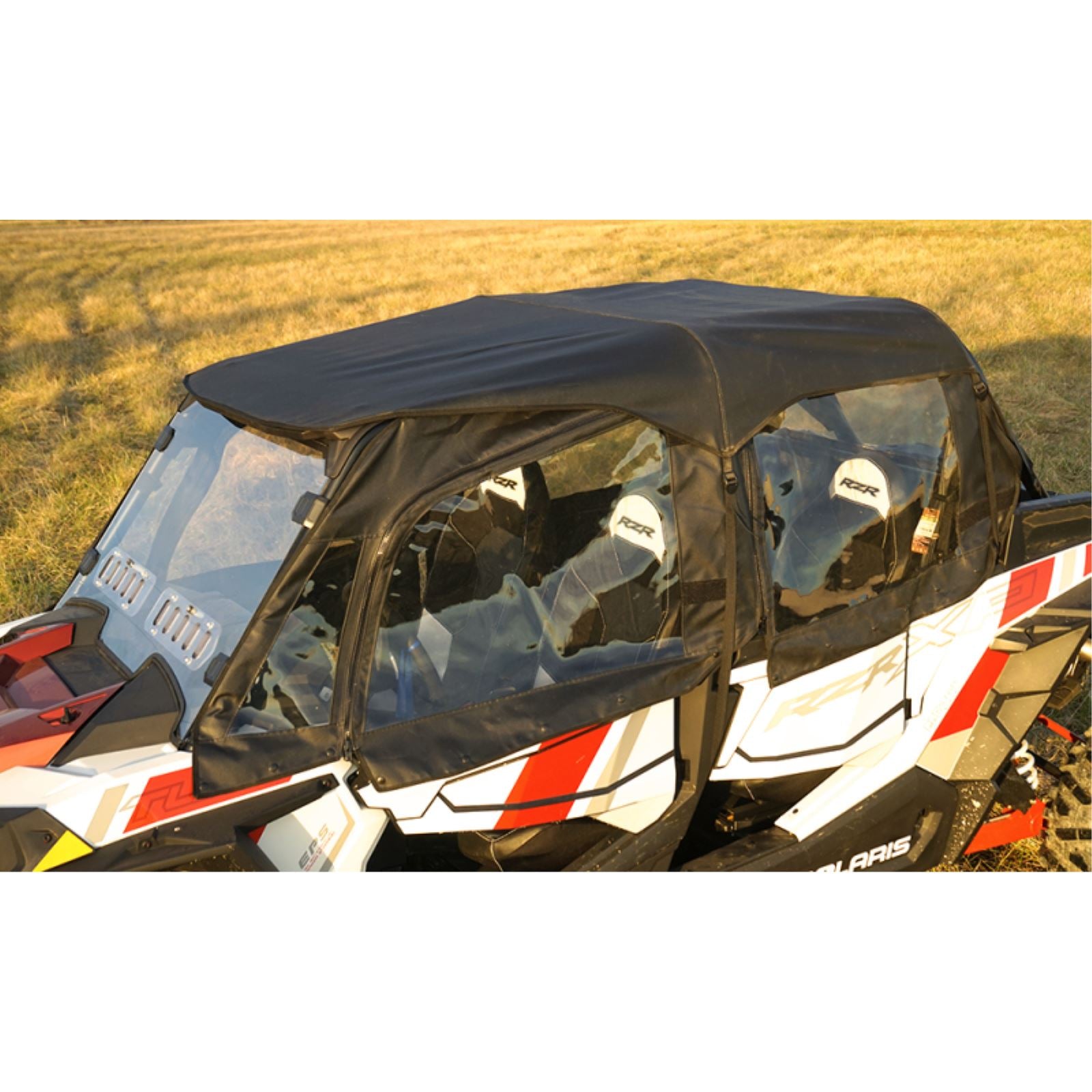 Seizmik Soft Upper Doors - Rear Window and Roof with Zipper for Polaris RZR/ XP 51-20990_1780246