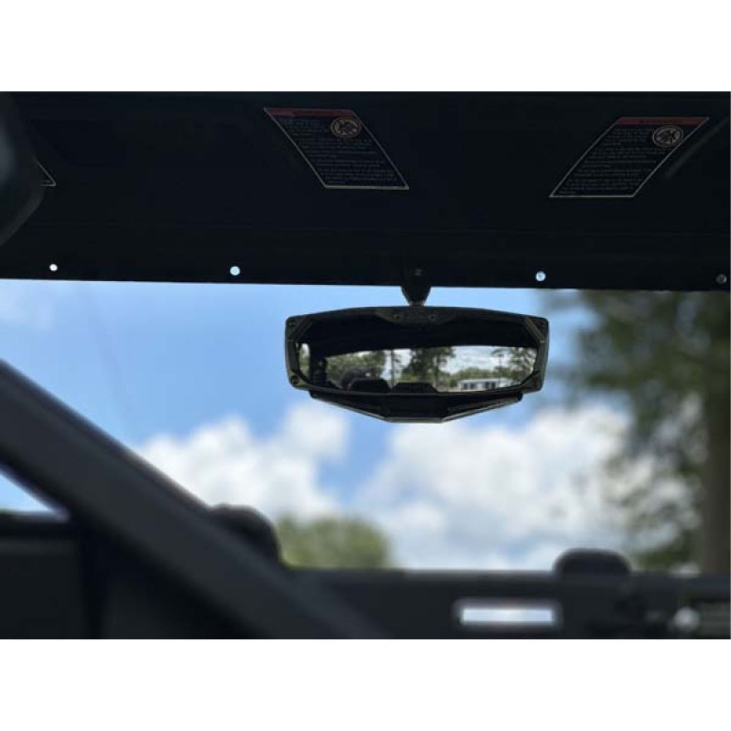 Seizmik Mirror - Halo - Rear View - Rectangle - Black - LED 56-18032KIT_1780185