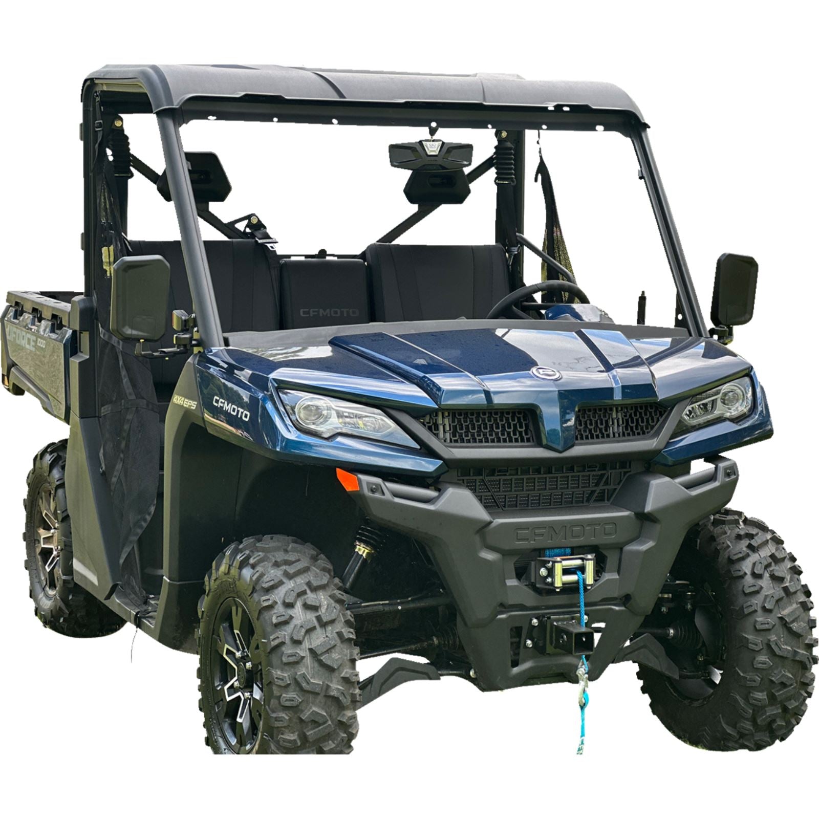 Seizmik Mirror - Halo - Rear View - Rectangle - Black 56-18033_1379818