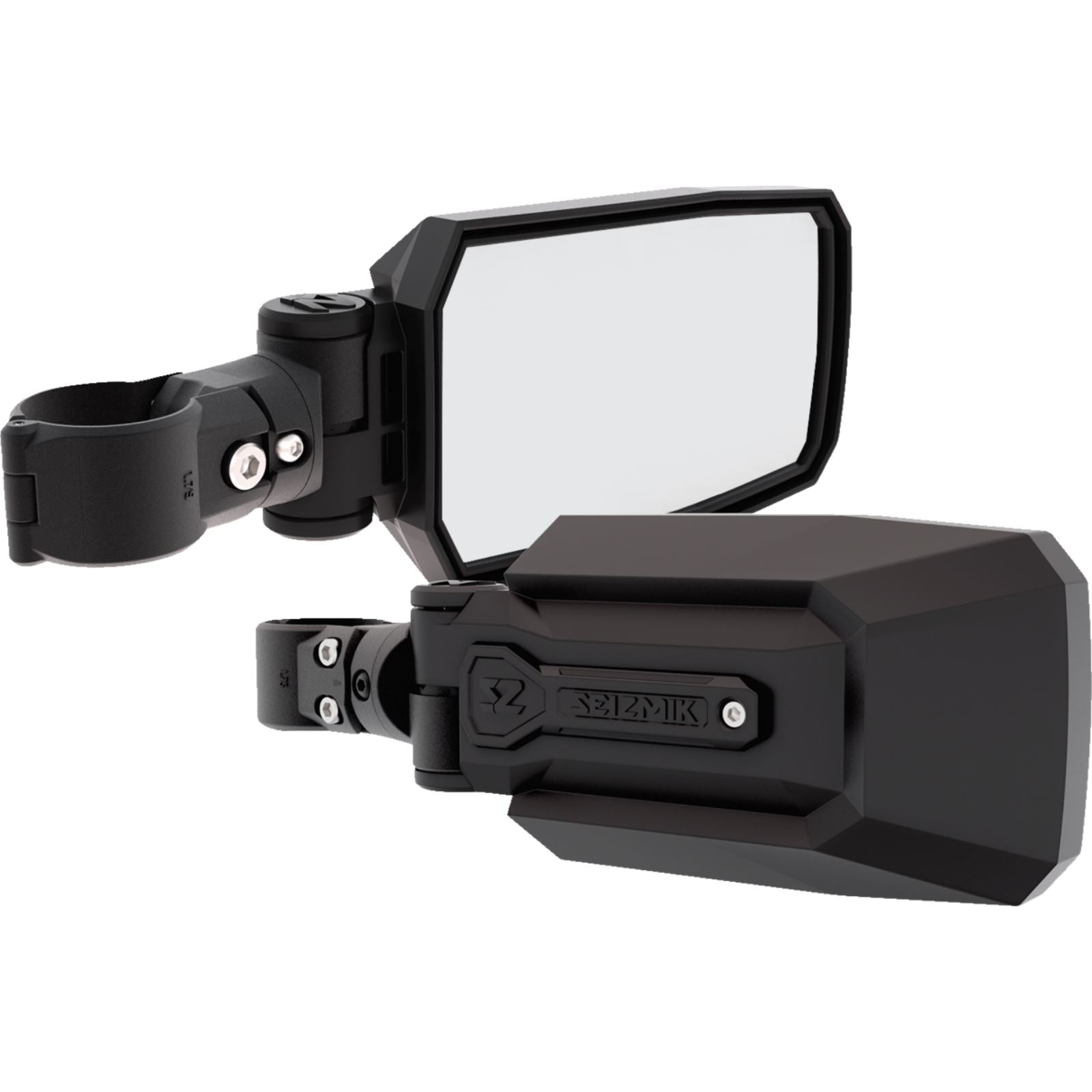 Seizmik Trailrider Side View Mirror - Rectangle - Black - 2" 56-90094KIT_1381213