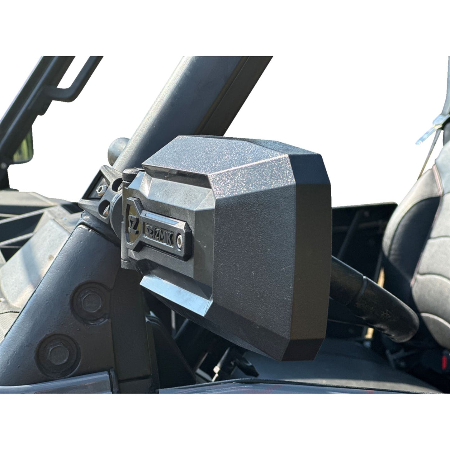 Seizmik Trailrider Side View Mirror - Rectangle - Black - 2" 56-90094KIT_1381215