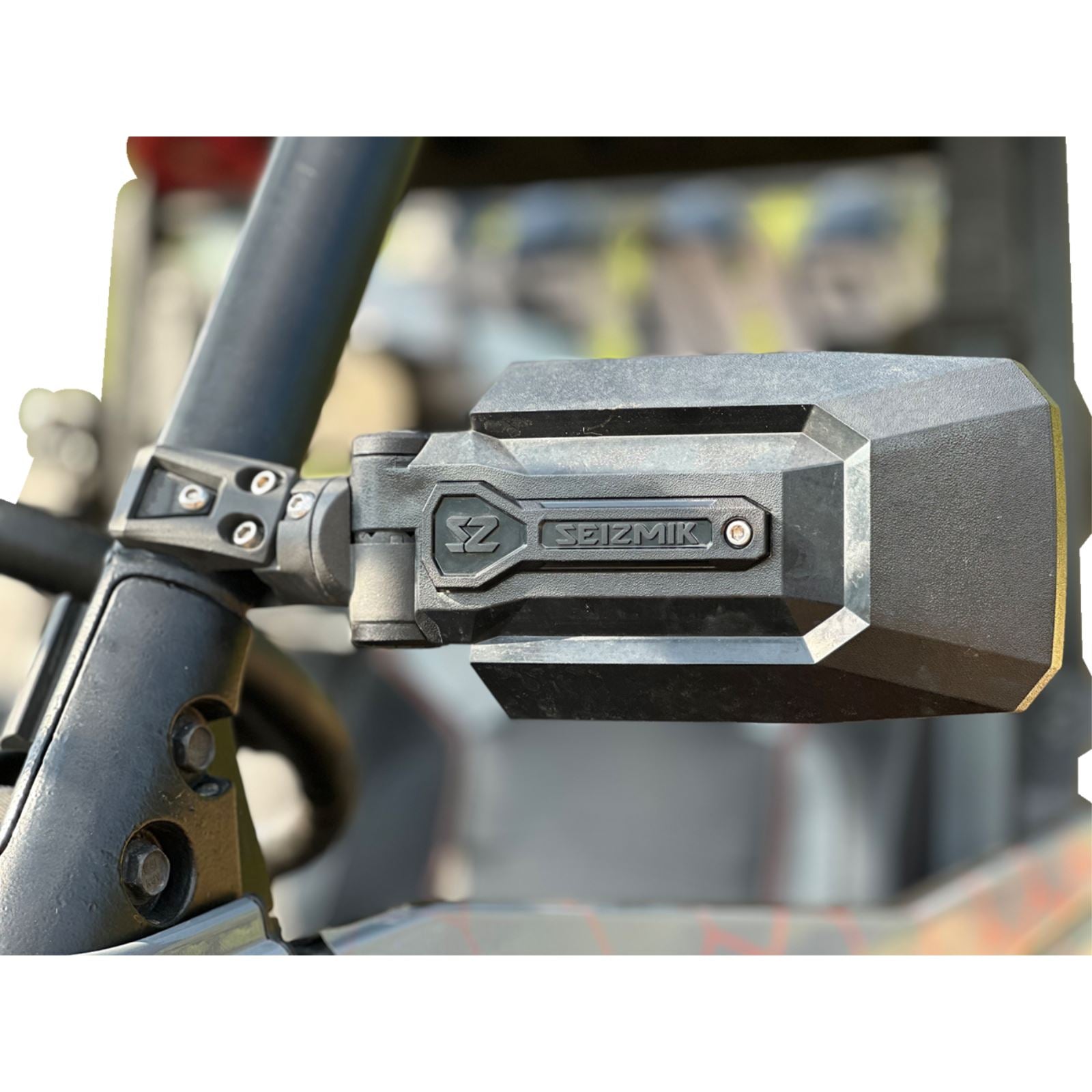 Seizmik Trailrider Side View Mirror - Rectangle - Black - 2" 56-90094KIT_1381217