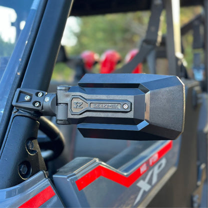 Seizmik Trailrider Side View Mirror - Rectangle - Black - Pro Fit 56-90095KIT_1779857