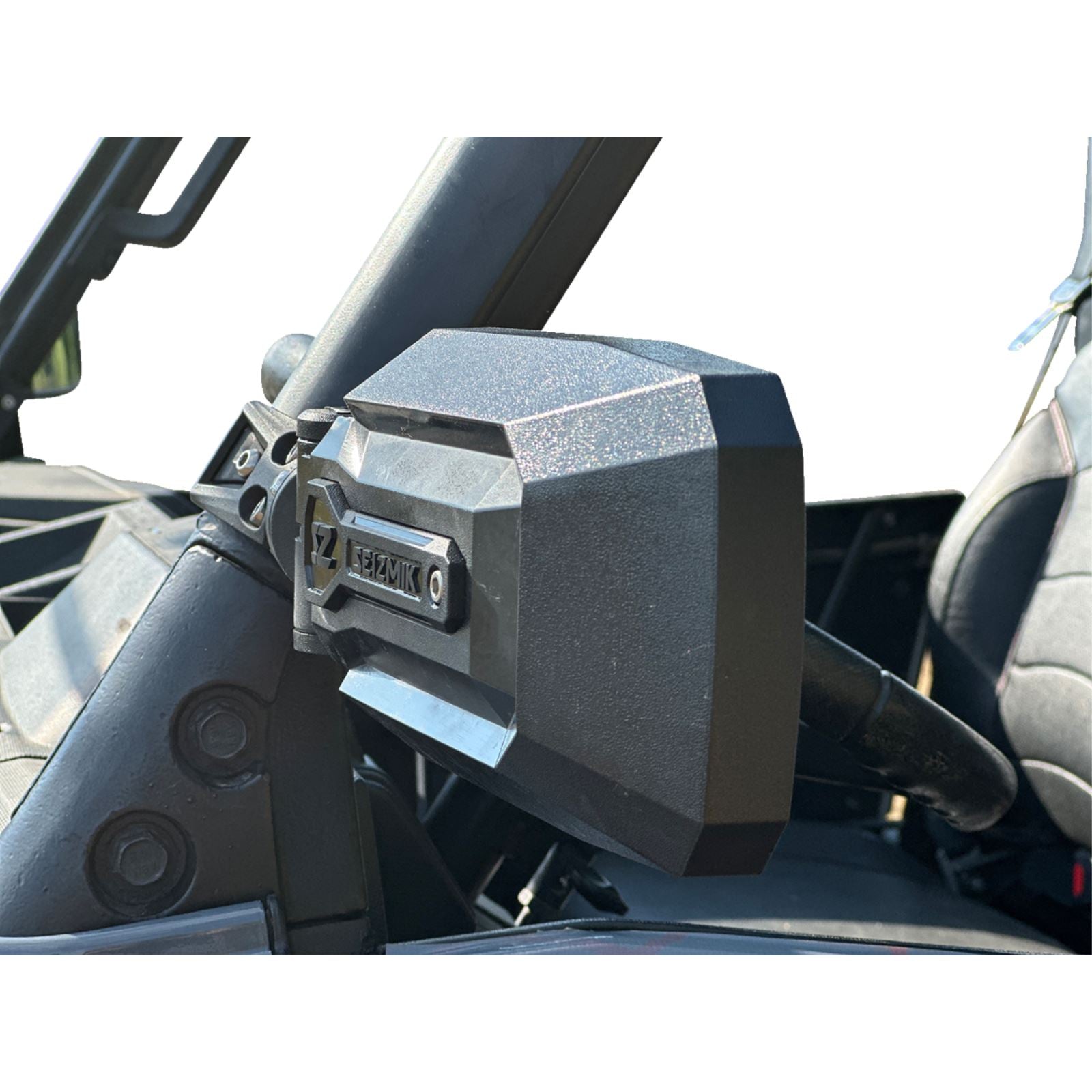 Seizmik Trailrider Side View Mirror - Rectangle - Black - Pro Fit 56-90095KIT_1381223