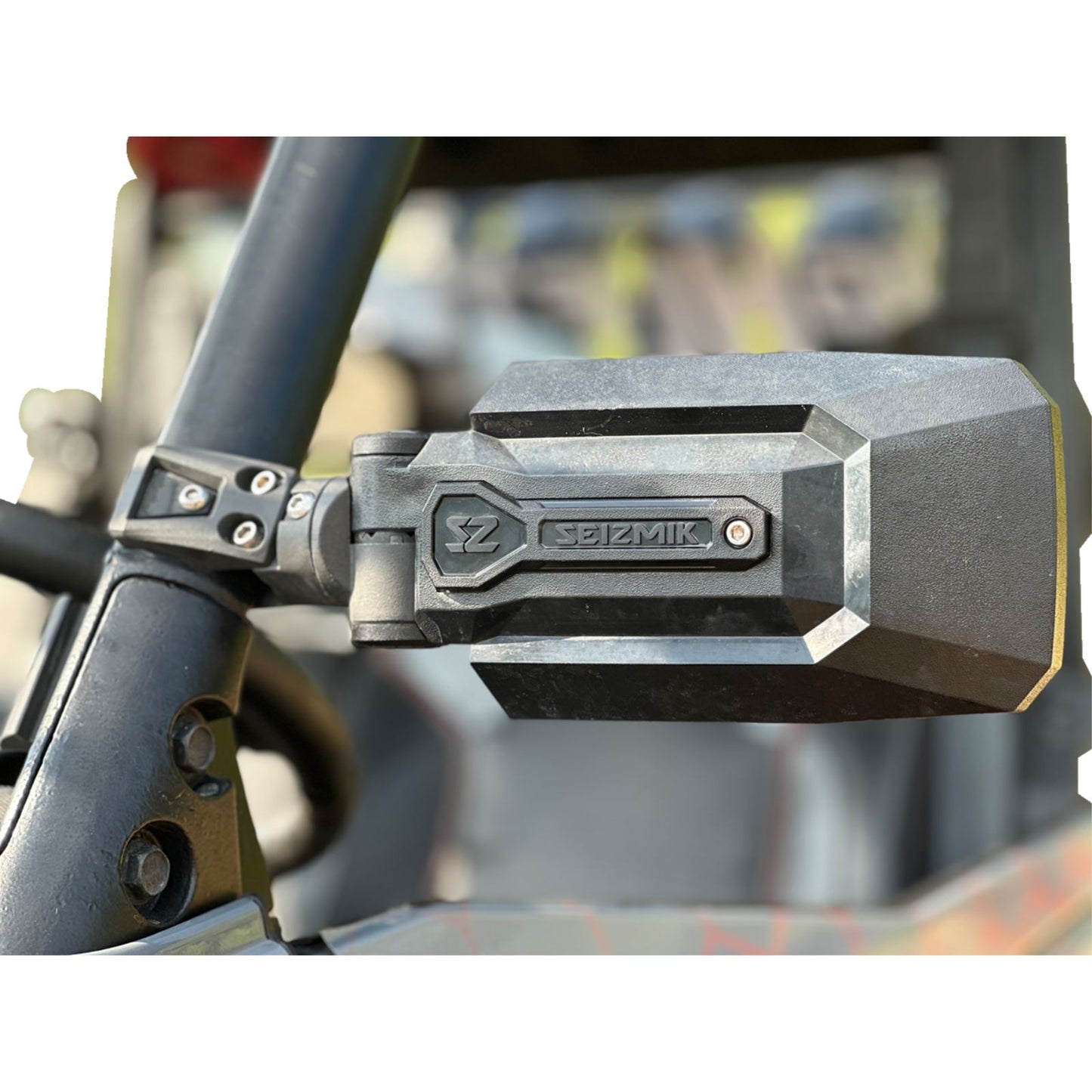 Seizmik Trailrider Side View Mirror - Rectangle - Black - Pro Fit 56-90095KIT_1381224