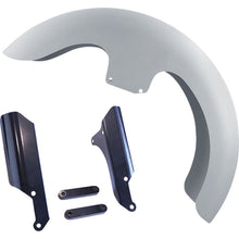 Paul Yaffe's Bagger Nation Thicky Front Fender - 19" Wheel - With Black Adaptor [MPN: THICKY-19-LR-18L-SL]_1369355