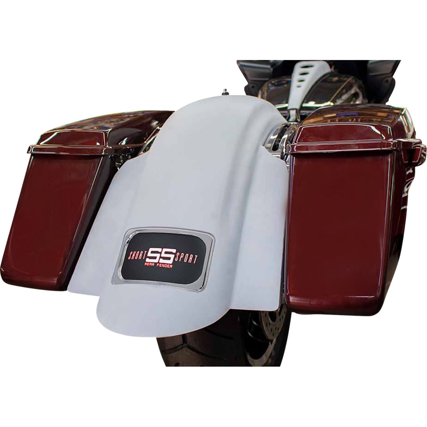 Paul Yaffe's Bagger Nation Short Rear Fender - Sport - With Black Plate Frame [MPN: PYO:RF-SS-B]_1369313