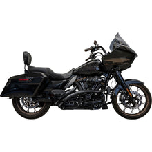 Bassani Manufacturing Sweeper Exhaust System with Shields - Black for Harley-Davidson [MPN: 1F21FB]_1369323
