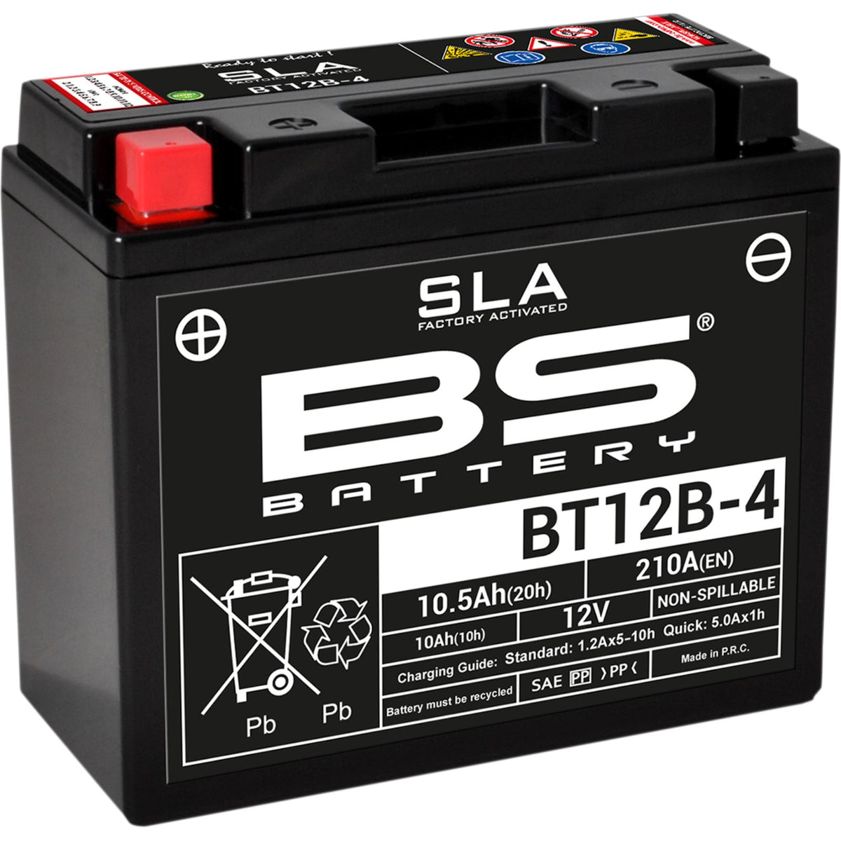 BS Battery Battery - 12V - 10ah - BT12B-4 (YT) [MPN: 300643]_1369389