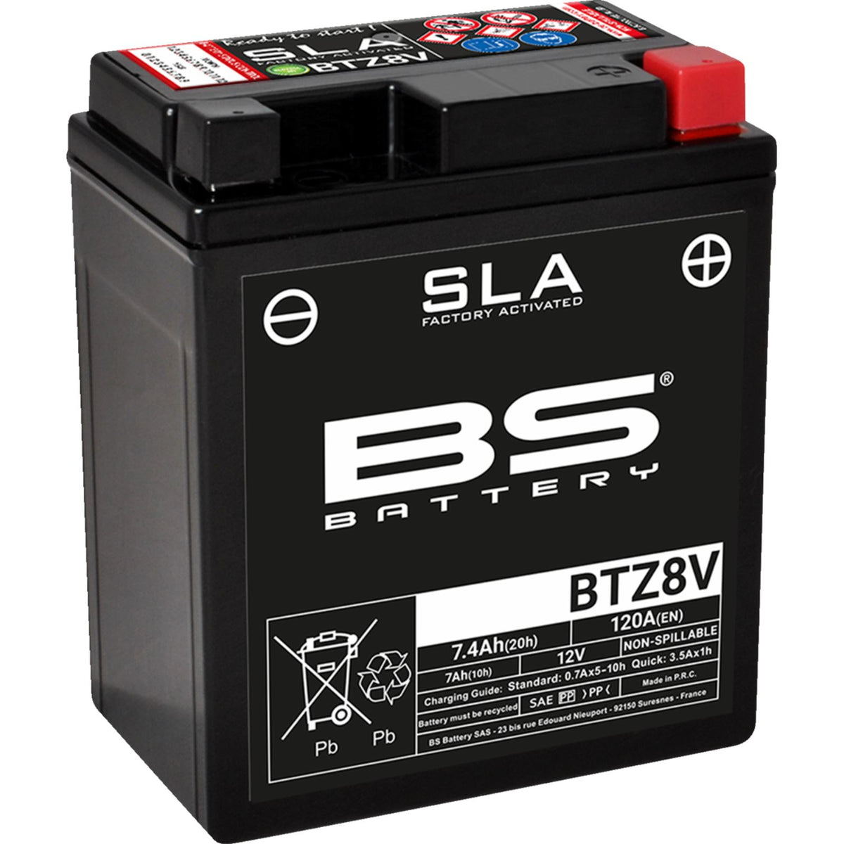 BS Battery Battery - 12V - 7ah - BTZ8V (YT) [MPN: 300890]_1369392