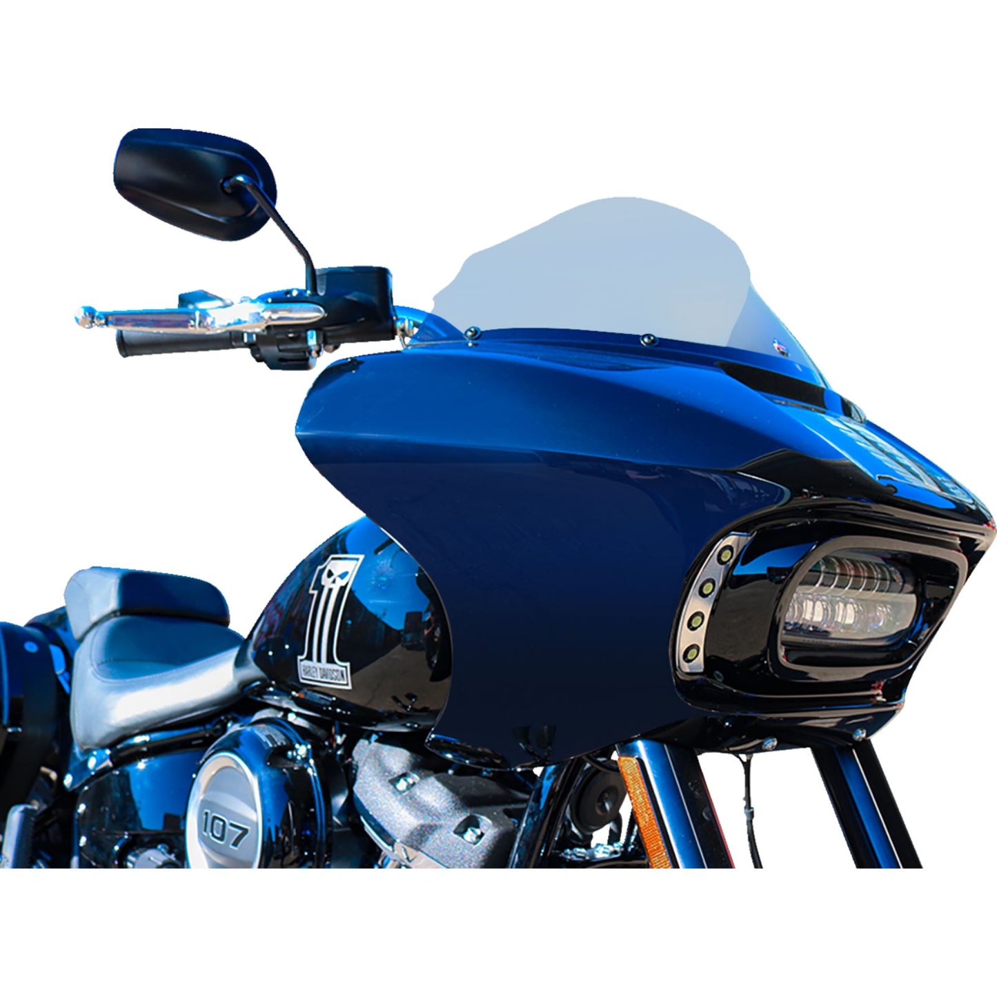 Paul Yaffe's Bagger Nation Sharknado® Fairing - 9" Windshield for Harley Davidson [MPN: PYO:SFK-SG-9]_1369402