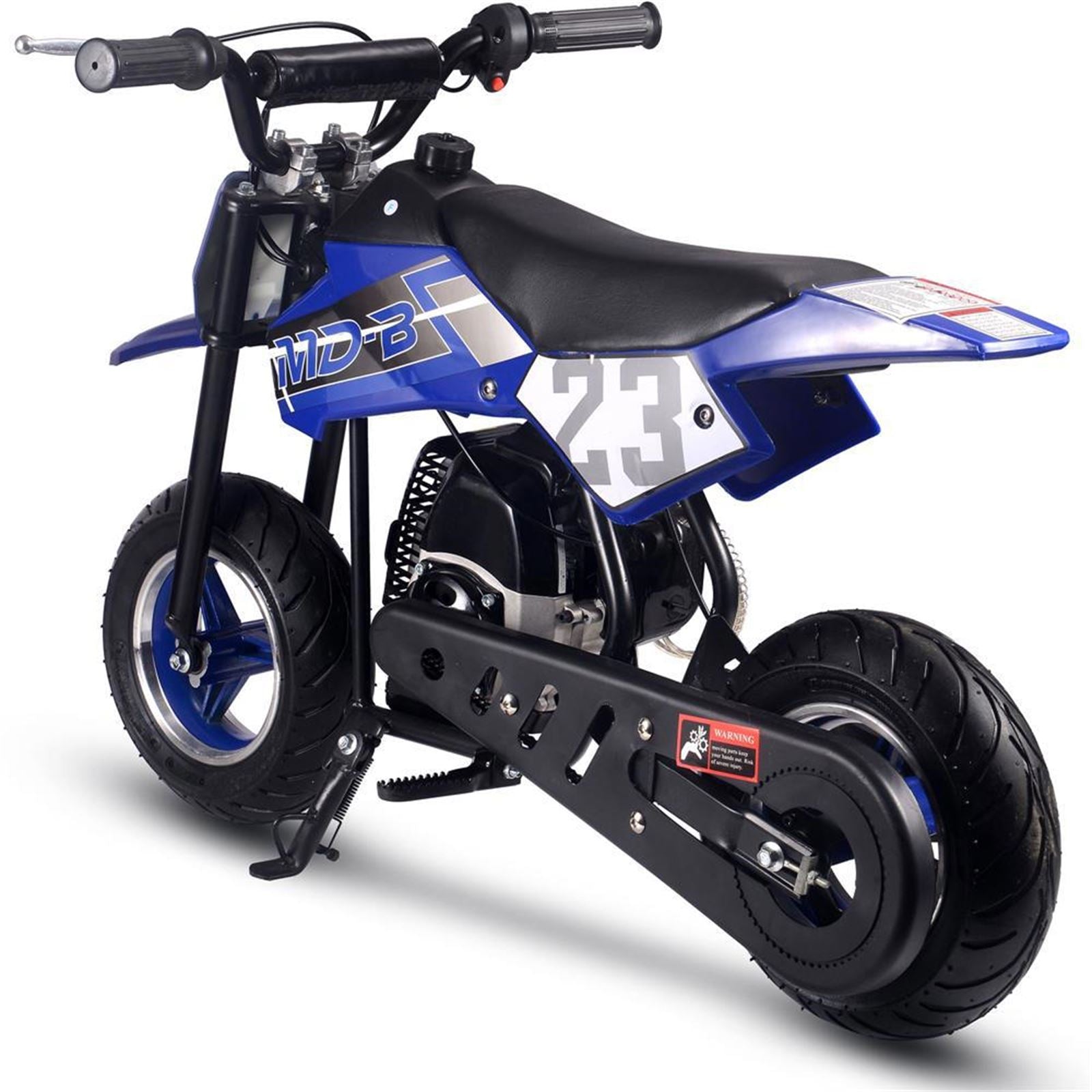 MotoTec USA DB-02 50cc 2-Stroke Kids Supermoto Gas Dirt Bike - Blue MT-DB-02_Blue_1370442