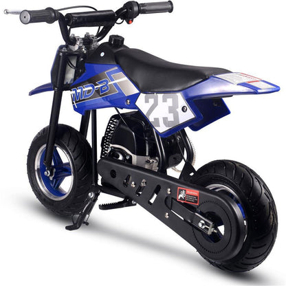 MotoTec USA DB-02 50cc 2-Stroke Kids Supermoto Gas Dirt Bike - Blue MT-DB-02_Blue_1370442