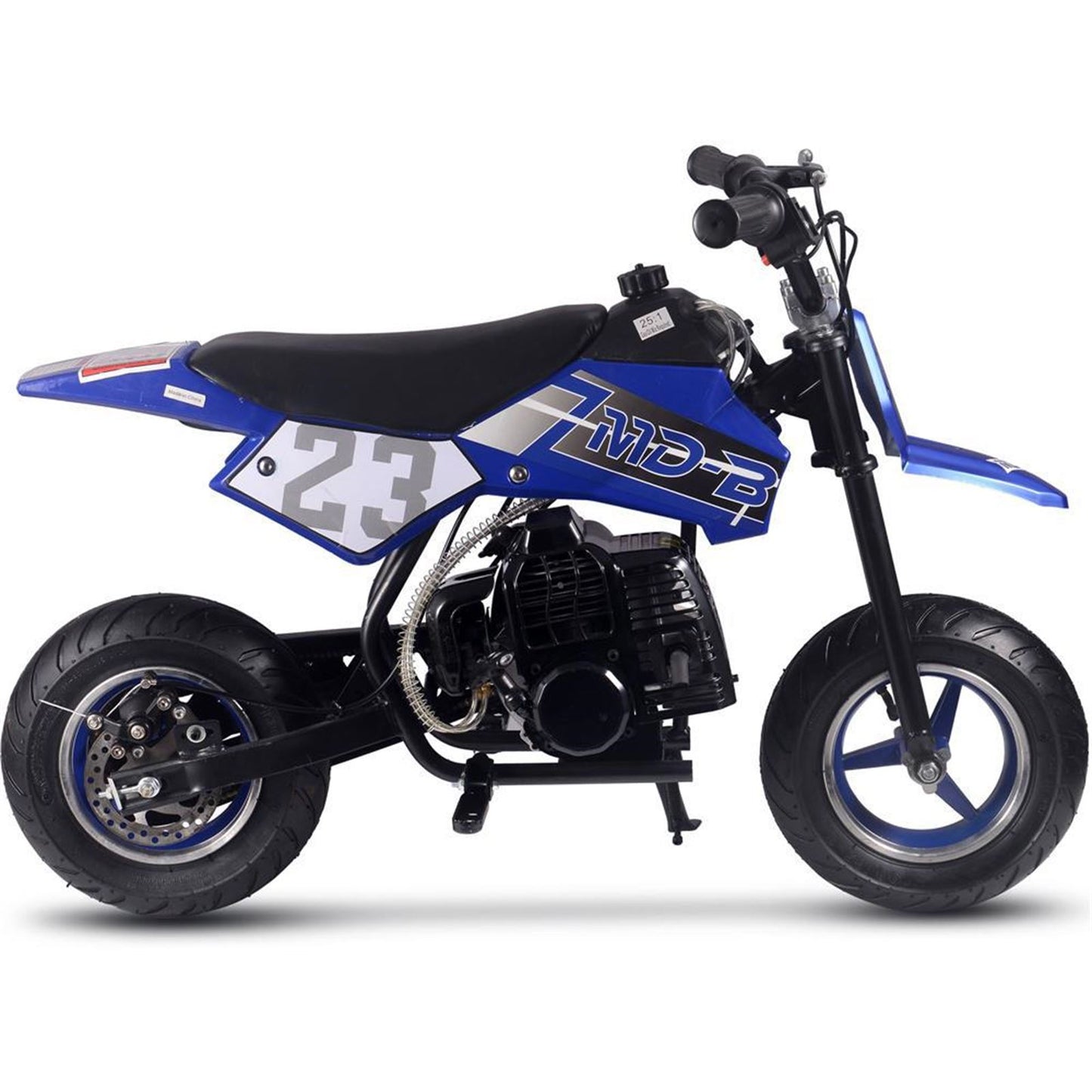 MotoTec USA DB-02 50cc 2-Stroke Kids Supermoto Gas Dirt Bike - Blue MT-DB-02_Blue_1370443