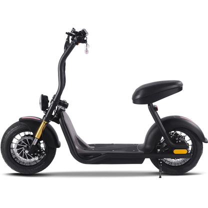 MotoTec USA Diablo 48v 1000w Lithium Electric Scooter - Black [MPN: MT-Diablo-48v-1000w_Black]_1534975