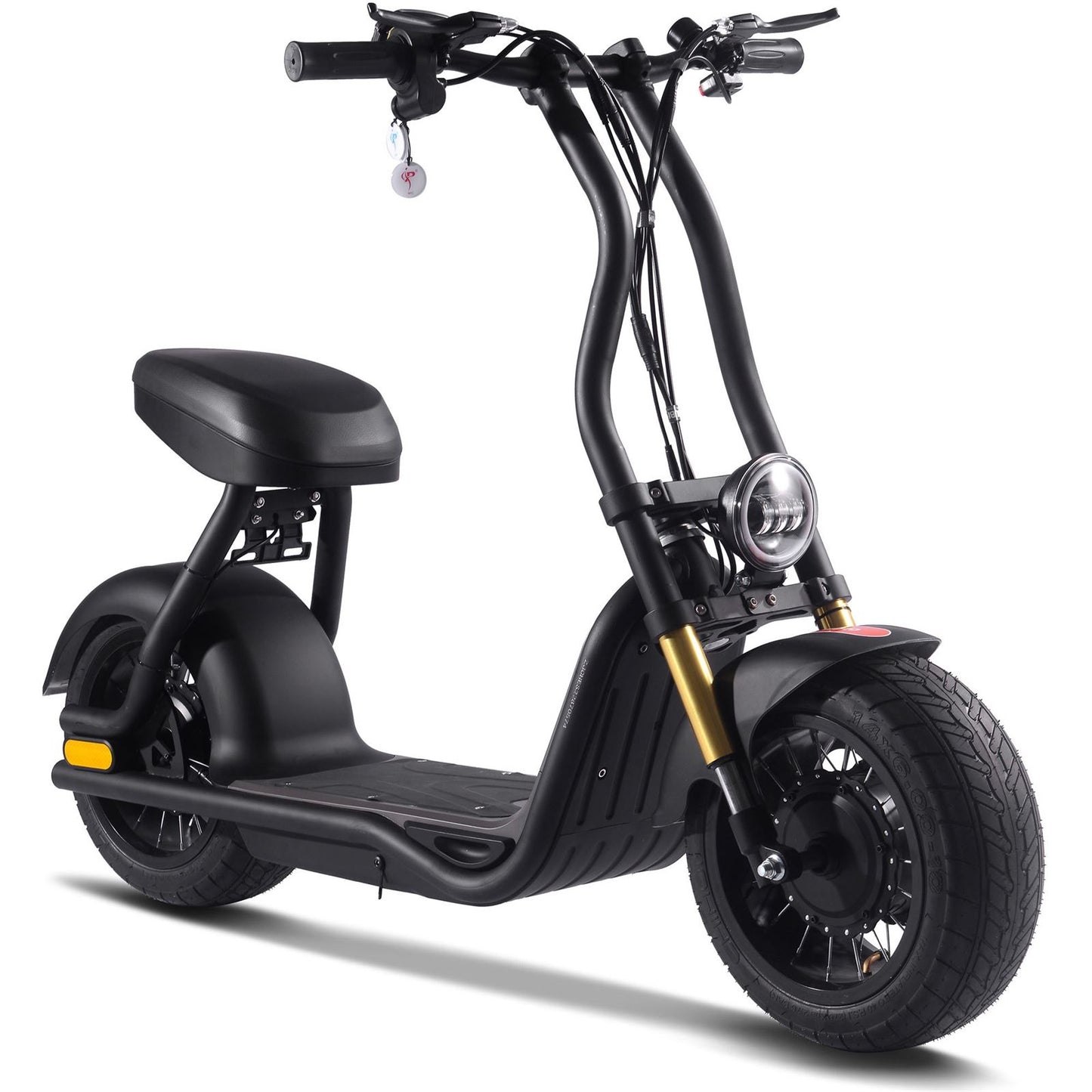 MotoTec USA Diablo 48v 1000w Lithium Electric Scooter - Black [MPN: MT-Diablo-48v-1000w_Black]_1534978