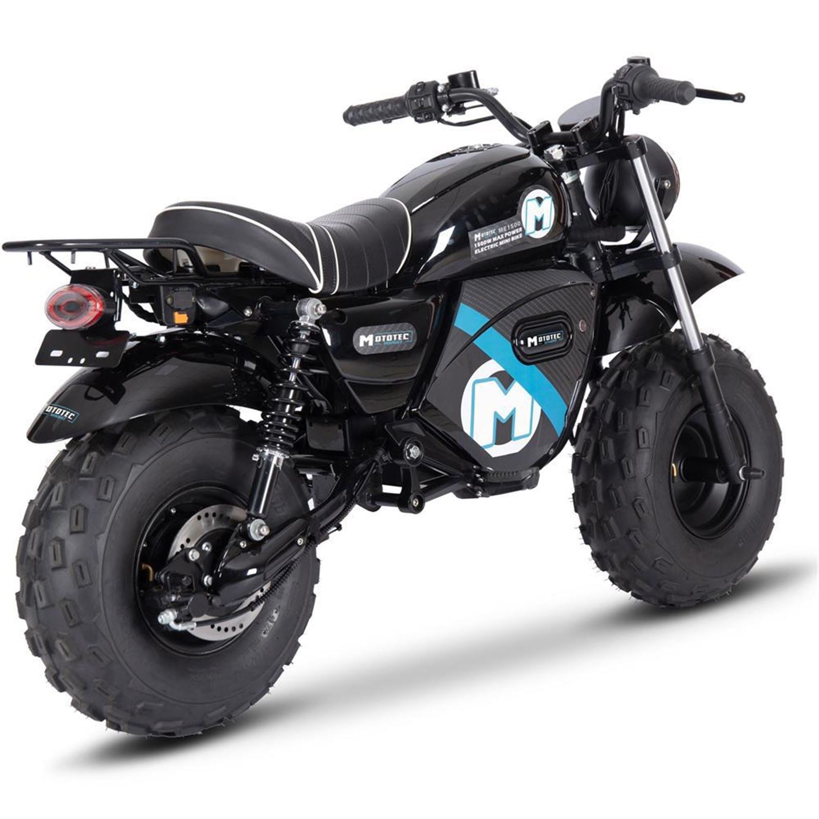 MotoTec USA 60v 1500w Electric Powered Mini Bike Lithium - Black MT-MiniBike-60v-1500w_Black_1375985