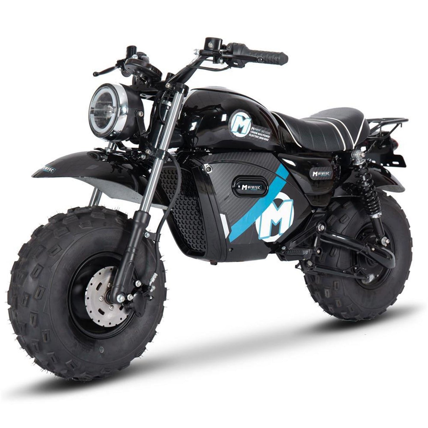 MotoTec USA 60v 1500w Electric Powered Mini Bike Lithium - Black MT-MiniBike-60v-1500w_Black_1375987