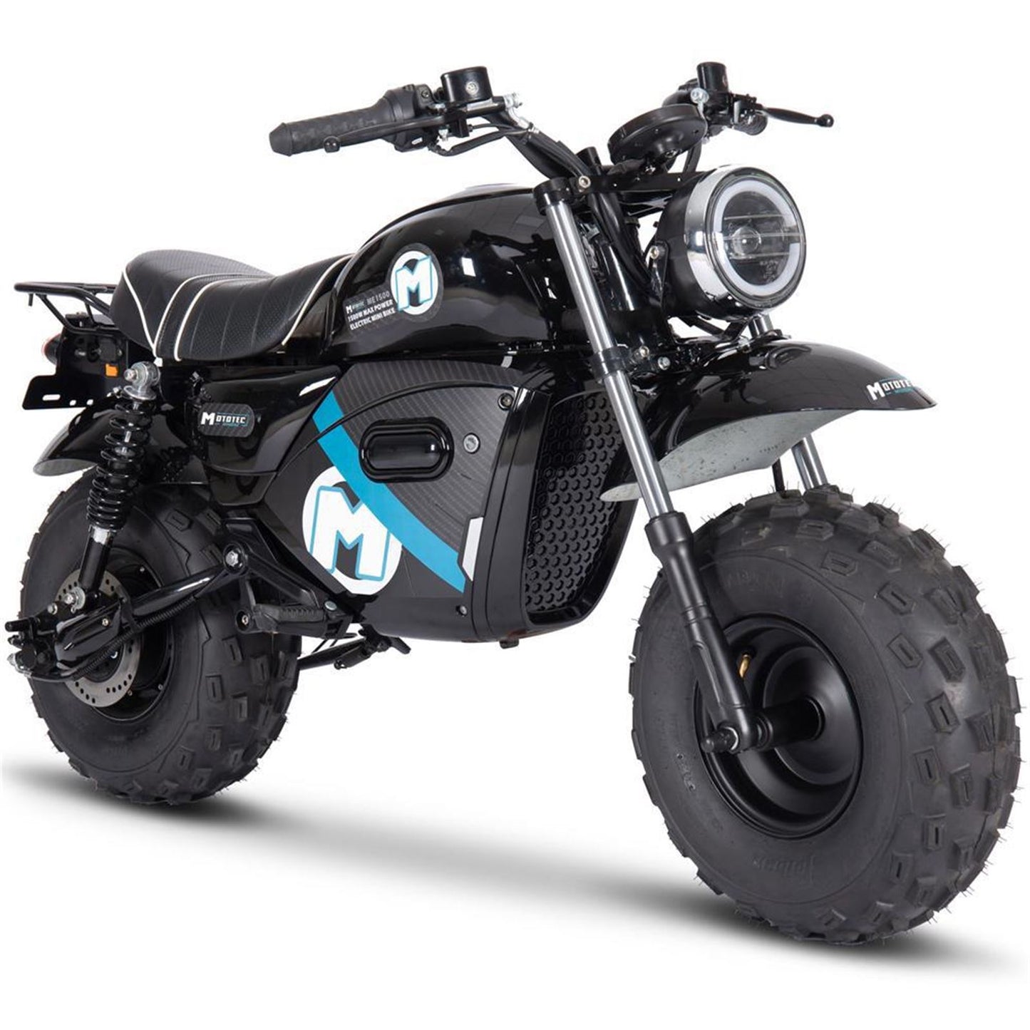 MotoTec USA 60v 1500w Electric Powered Mini Bike Lithium - Black MT-MiniBike-60v-1500w_Black_1375988