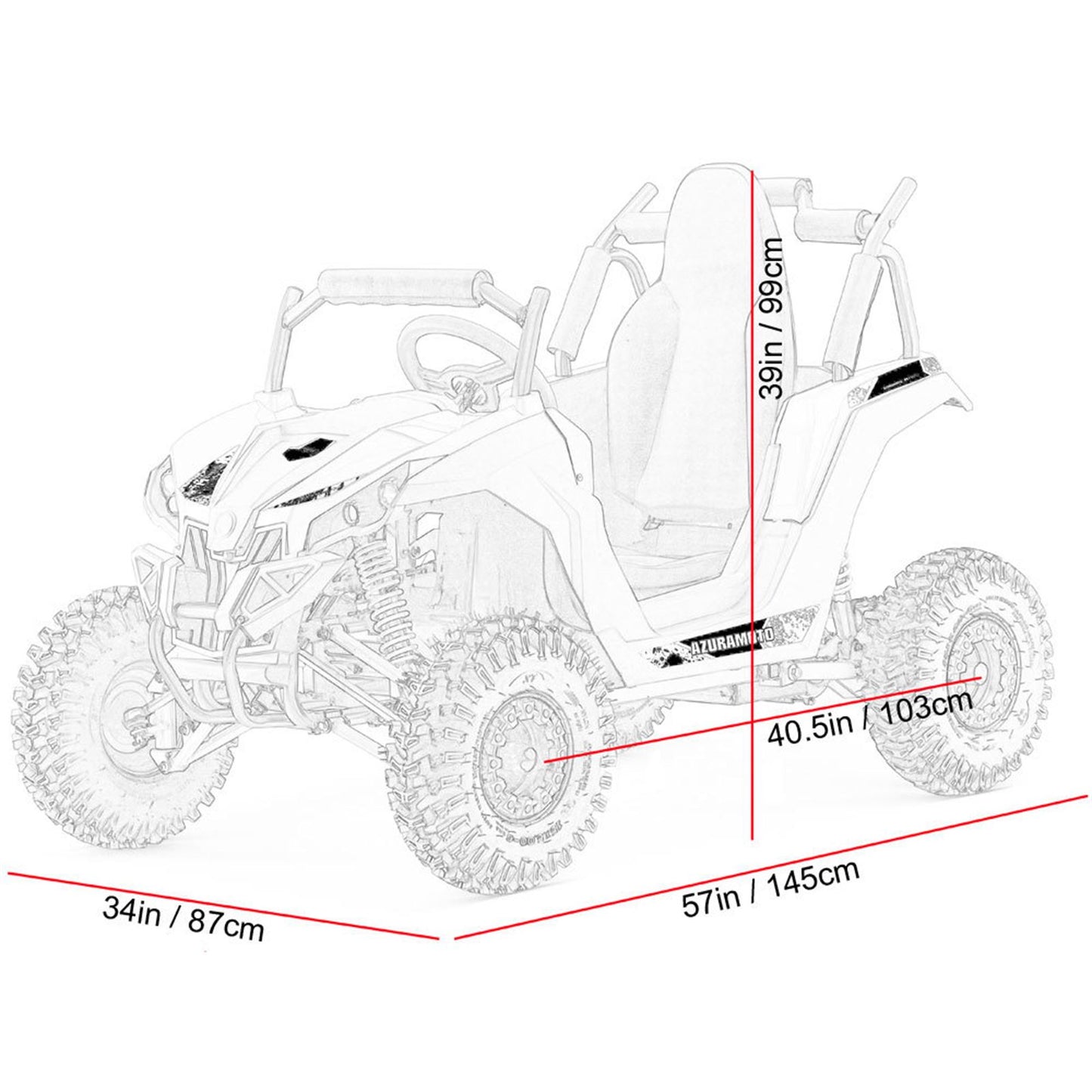 MotoTec USA Raider Kids UTV 48v 1200w Full Suspension _1377699