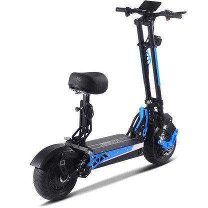 MotoTec USA Switchblade 60v 4000w Lithium Scooter - Blue [MPN: MT-Switchblade-60v-4000w_Blue]_1378167
