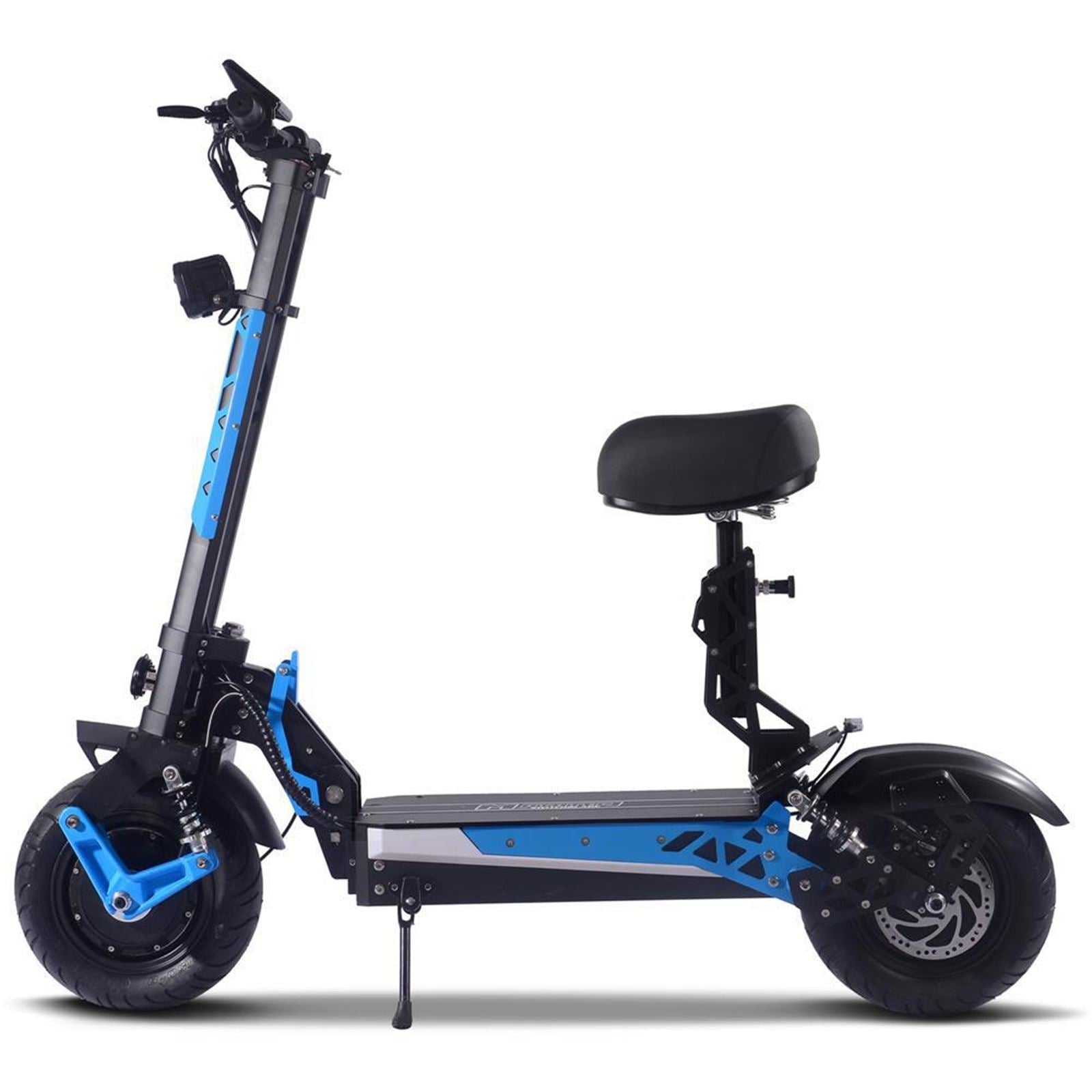 MotoTec USA Switchblade 60v 4000w Lithium Scooter - Blue [MPN: MT-Switchblade-60v-4000w_Blue]_1378166