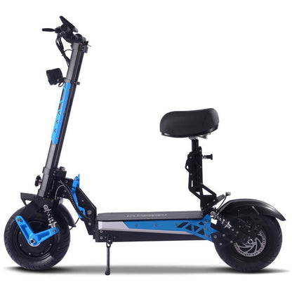 MotoTec USA Switchblade 60v 4000w Lithium Scooter - Blue [MPN: MT-Switchblade-60v-4000w_Blue]_1378166