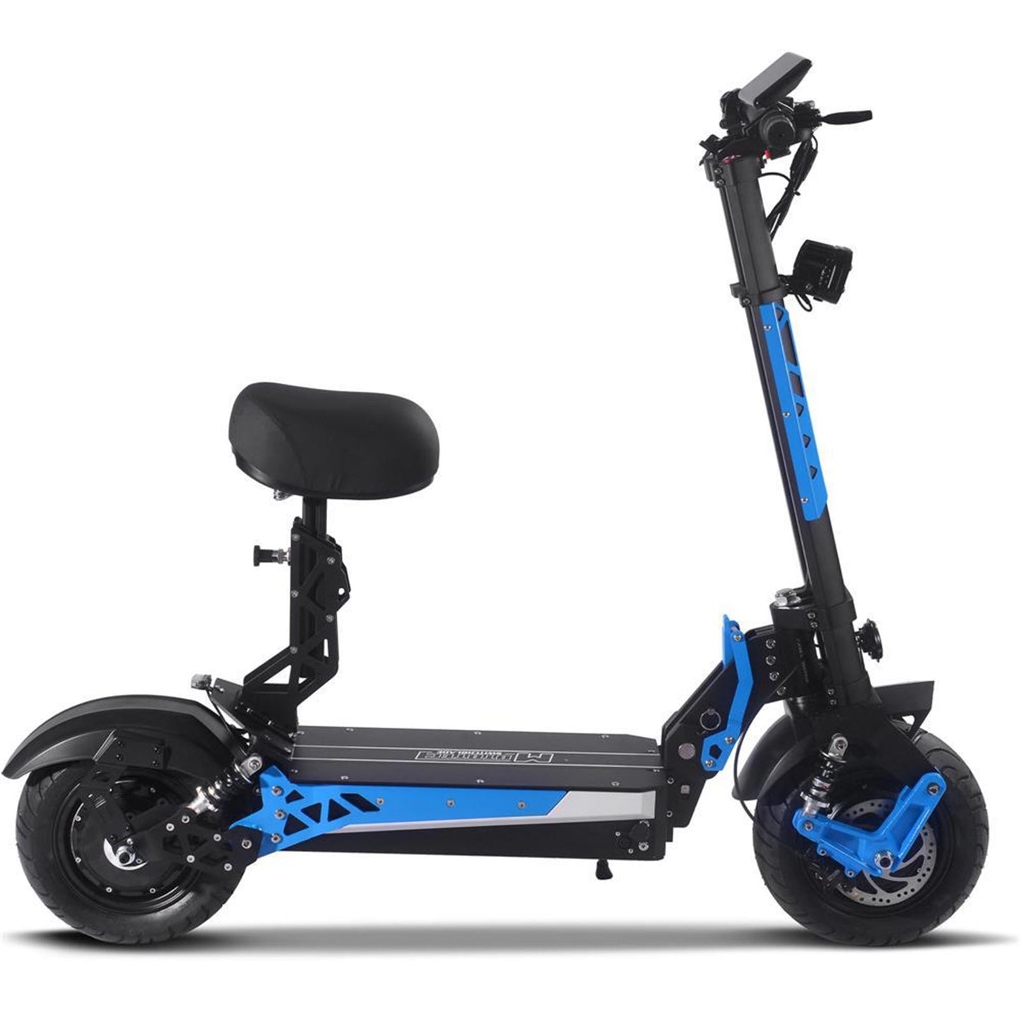 MotoTec USA Switchblade 60v 4000w Lithium Scooter - Blue [MPN: MT-Switchblade-60v-4000w_Blue]_1378165