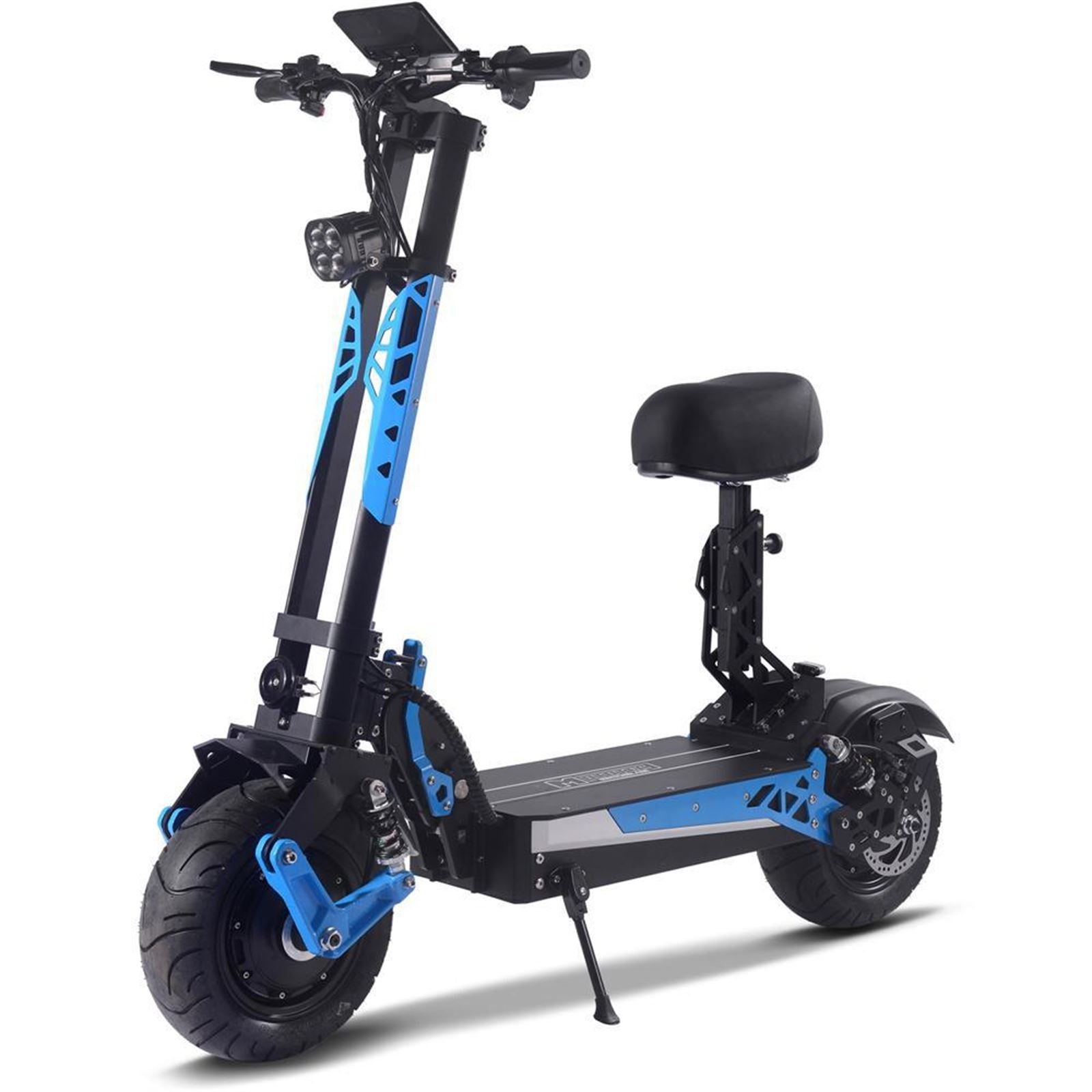 MotoTec USA Switchblade 60v 4000w Lithium Scooter - Blue [MPN: MT-Switchblade-60v-4000w_Blue]_1378171