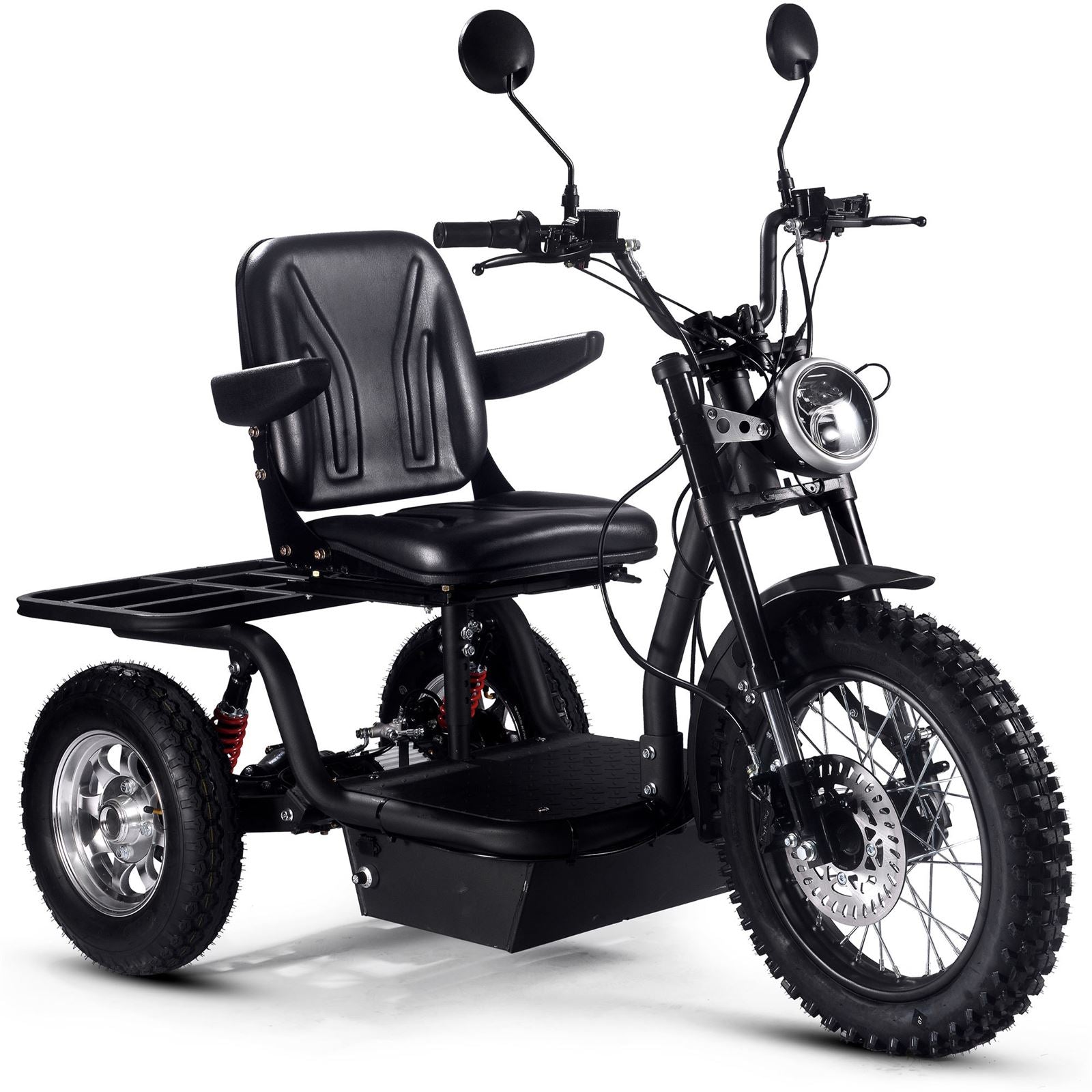 MotoTec USA Electric Trike 60v 1800w - Black MT-TRK-1800_Black_1540514