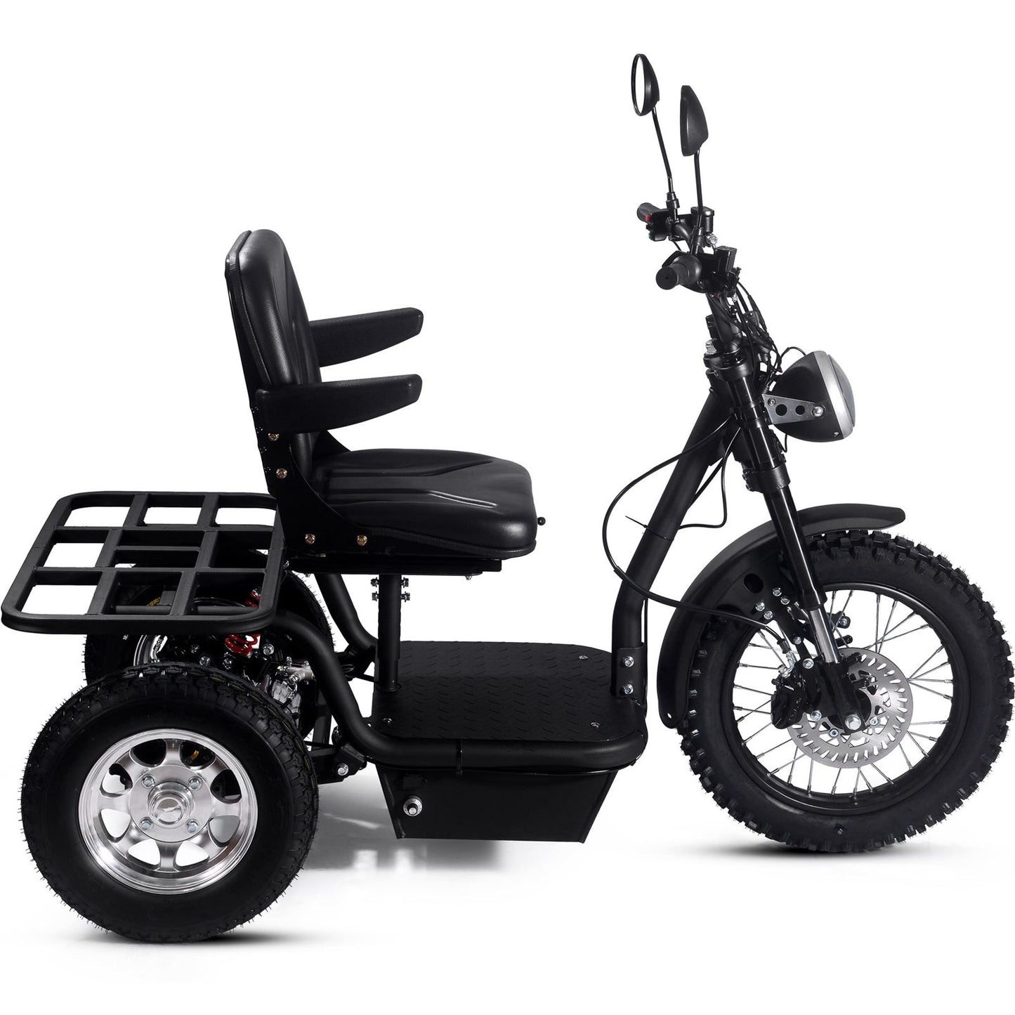 MotoTec USA Electric Trike 60v 1800w - Black MT-TRK-1800_Black_1540513