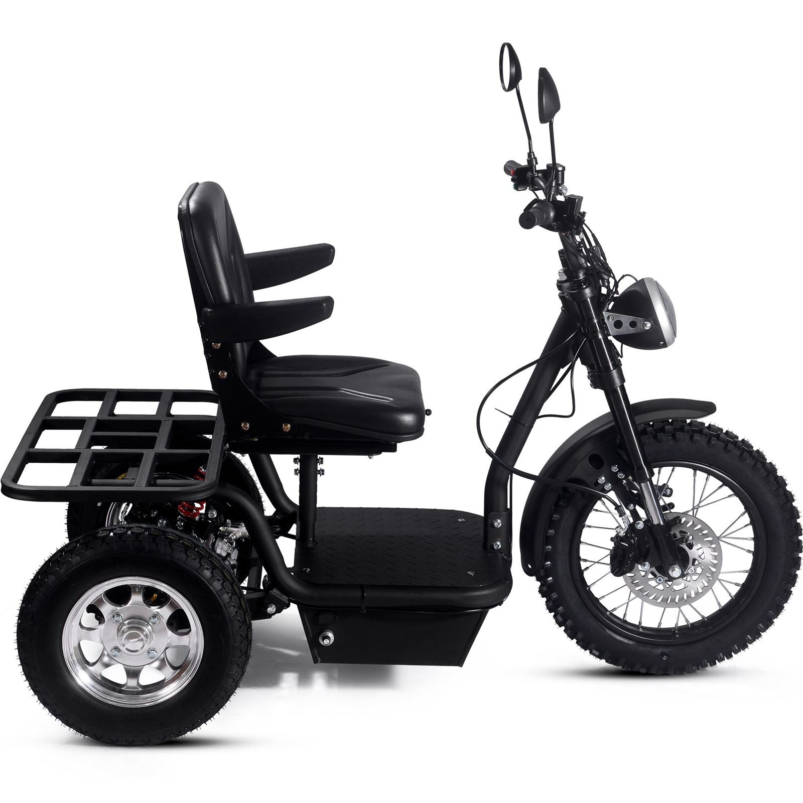 MotoTec USA Electric Trike 60v 1800w - Black MT-TRK-1800_Black_1540513