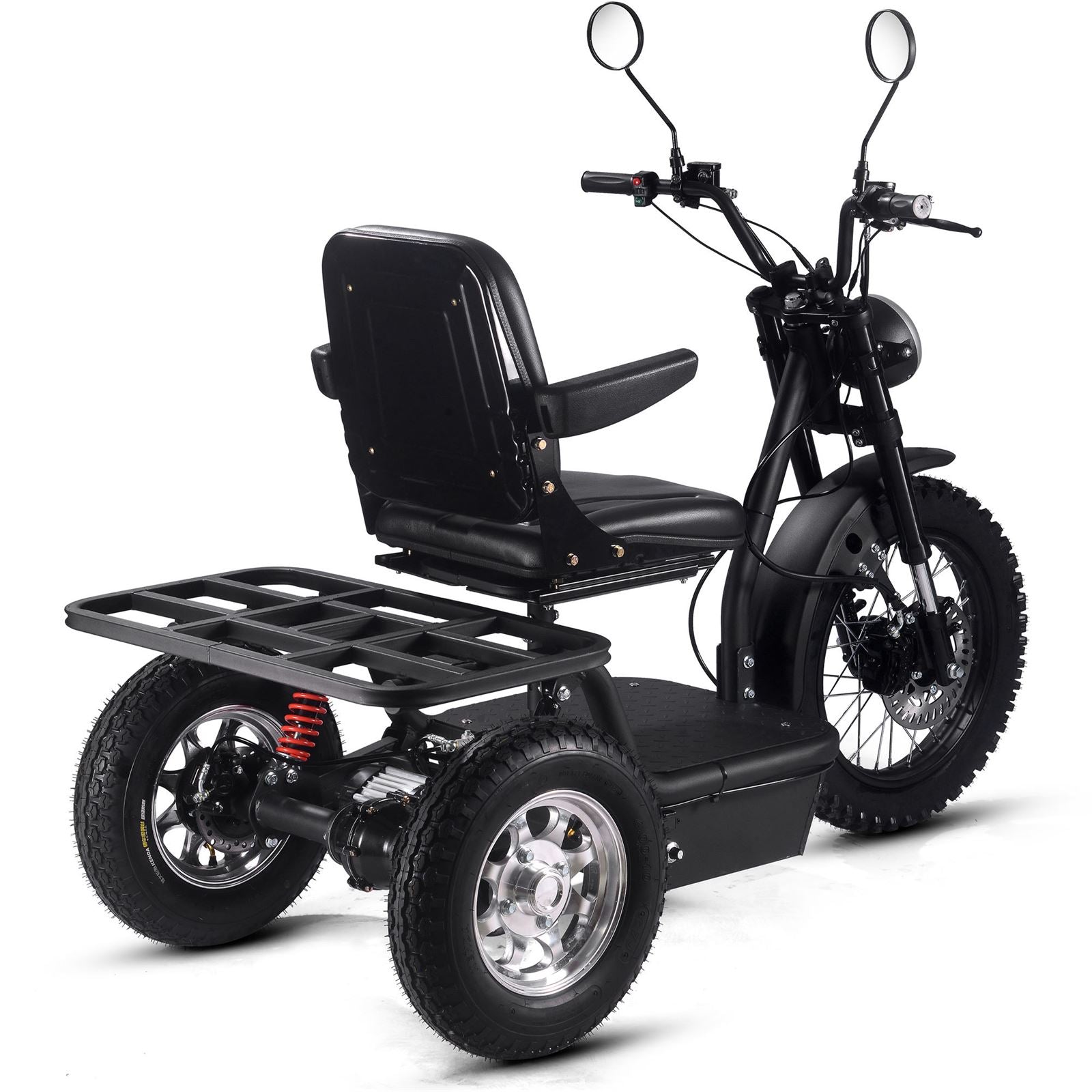 MotoTec USA Electric Trike 60v 1800w - Black MT-TRK-1800_Black_1540512