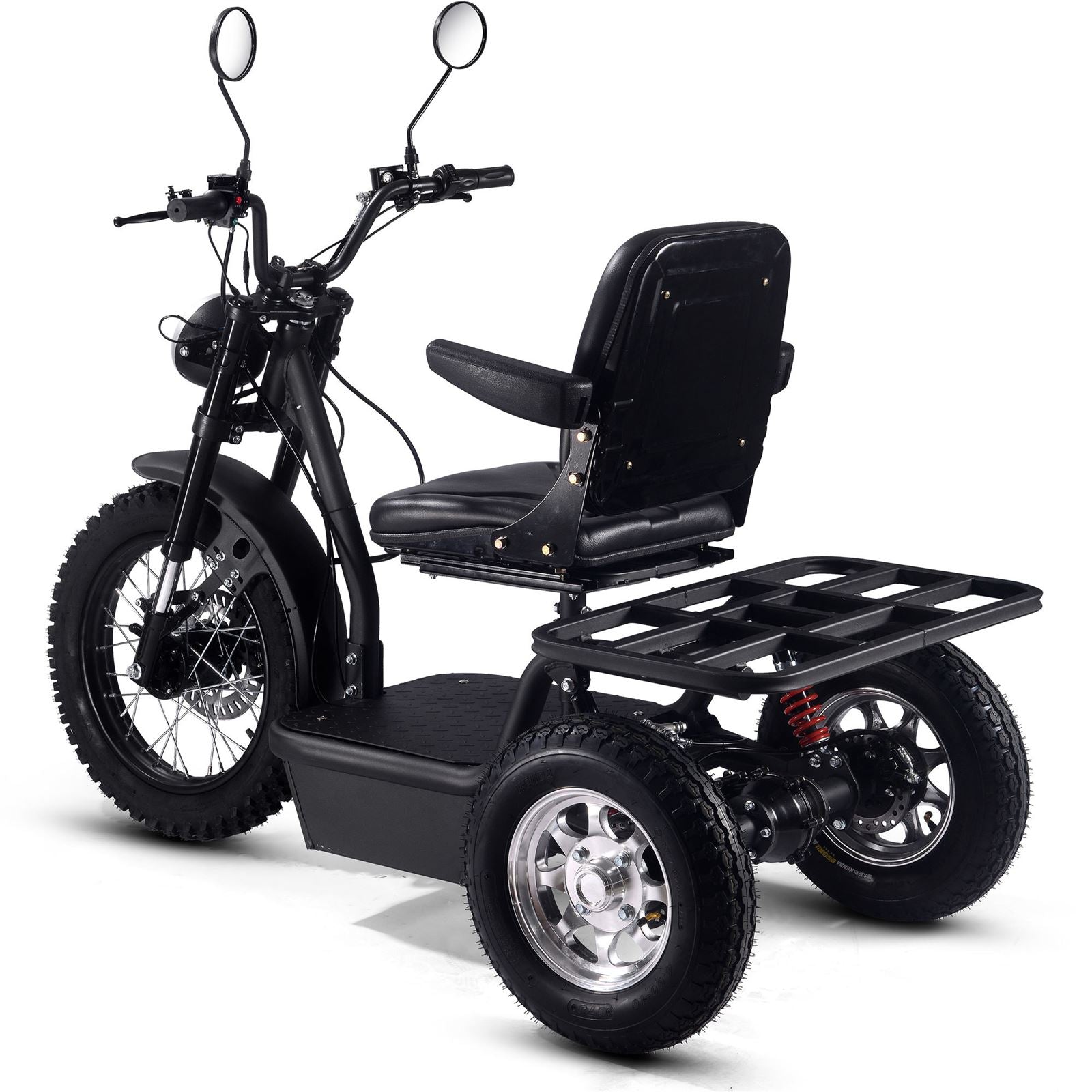 MotoTec USA Electric Trike 60v 1800w - Black MT-TRK-1800_Black_1540511