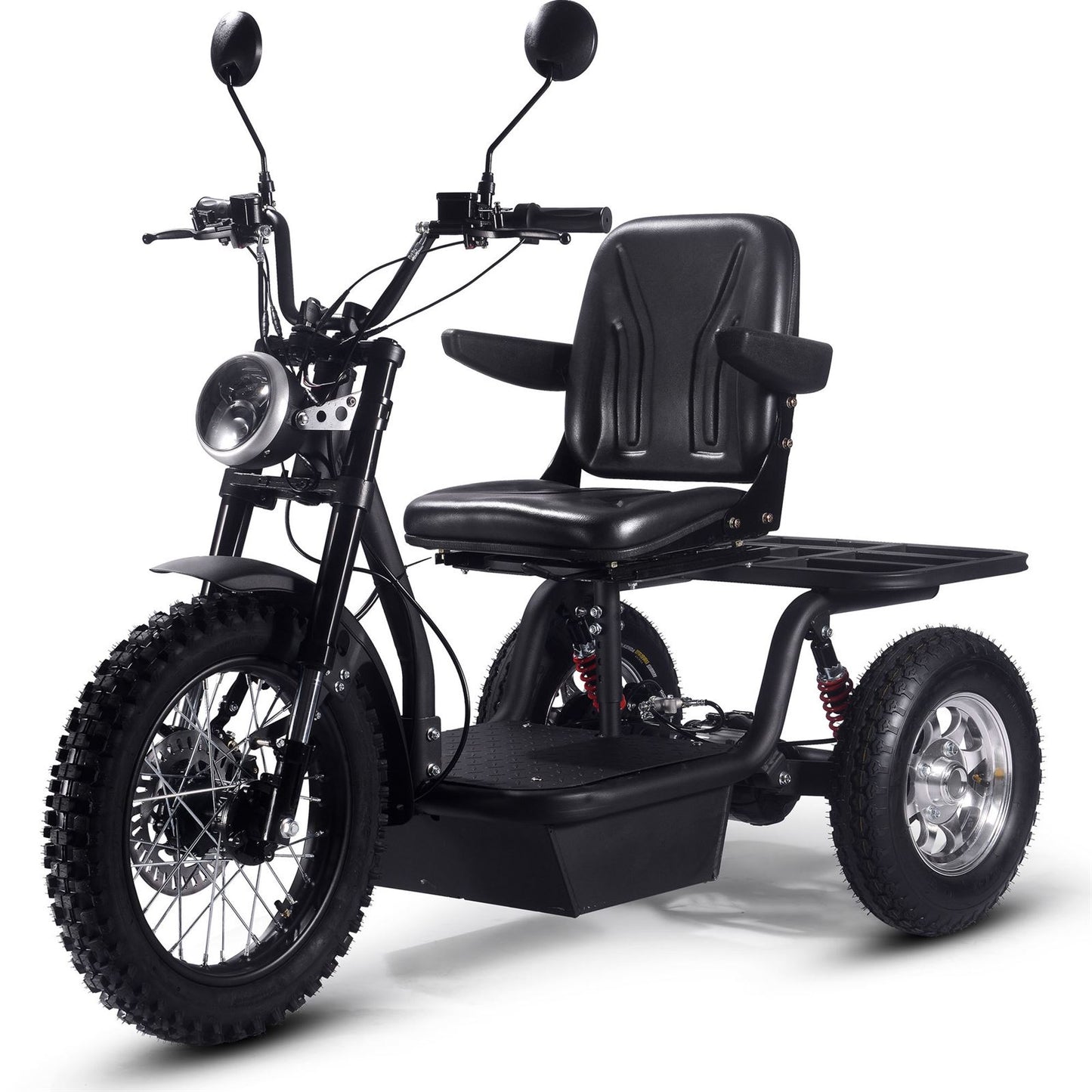MotoTec USA Electric Trike 60v 1800w - Black MT-TRK-1800_Black_1540518