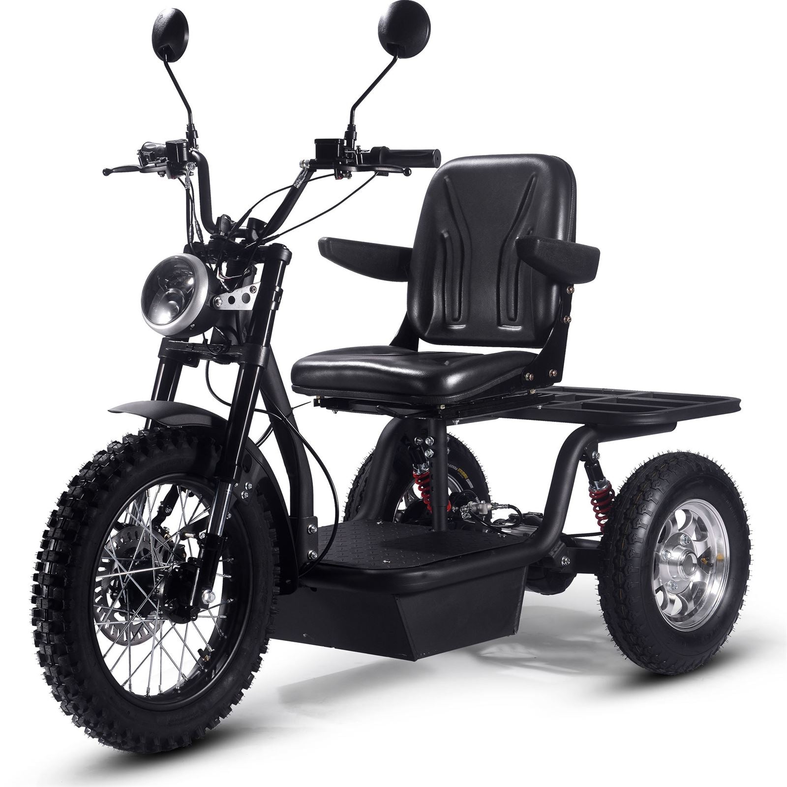 MotoTec USA Electric Trike 60v 1800w - Black MT-TRK-1800_Black_1540518