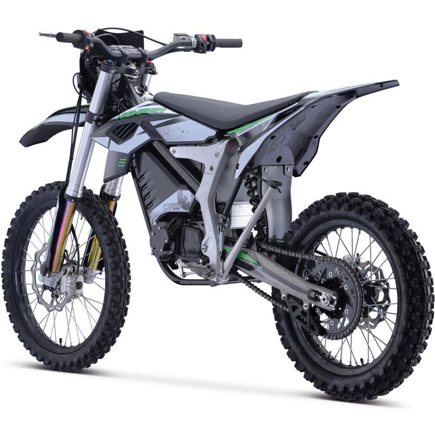 MotoTec USA Venom 72v 12000w Electric Dirt Bike - White MT-Venom-72v-12000w_White_1377688