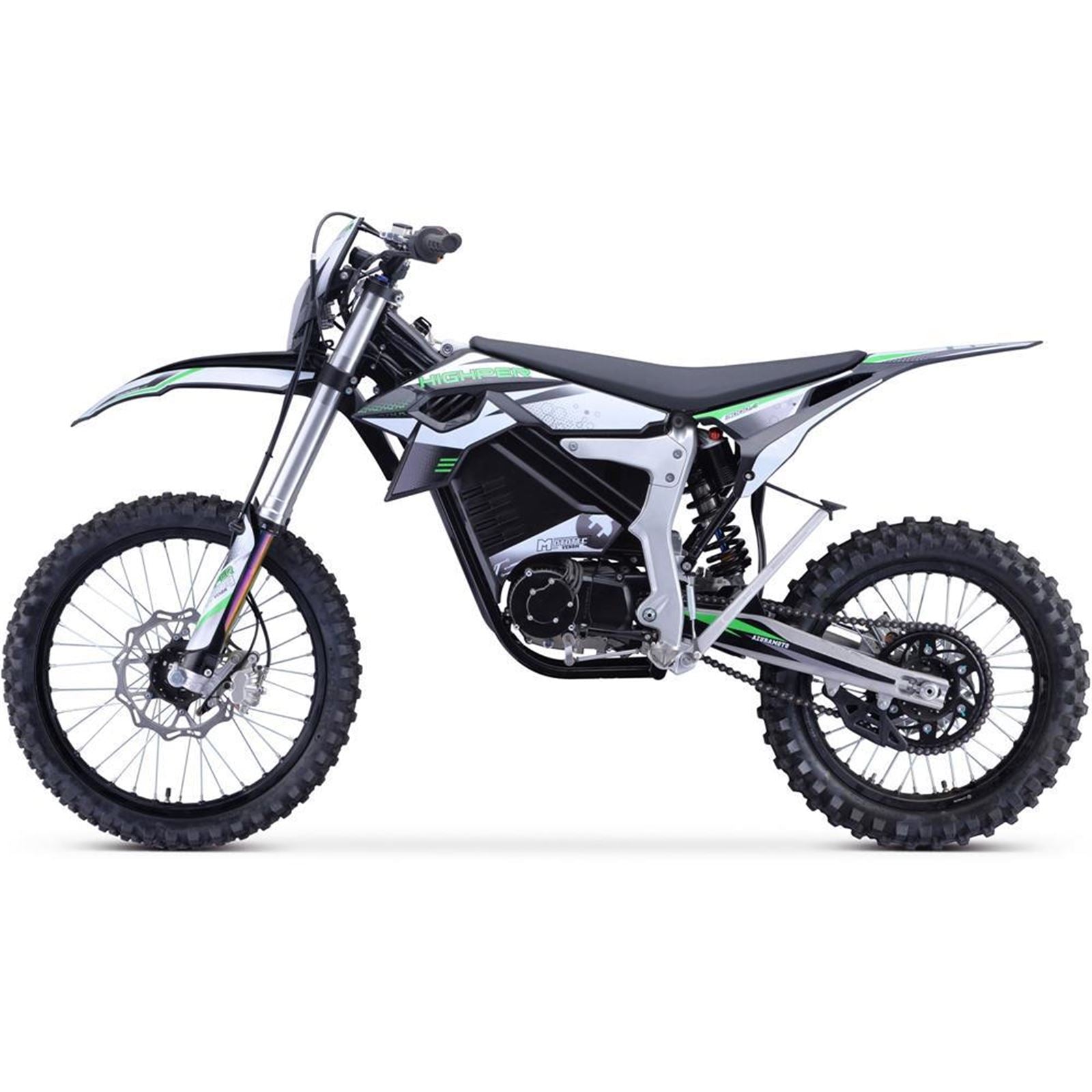 MotoTec USA Venom 72v 12000w Electric Dirt Bike - White MT-Venom-72v-12000w_White_1377687