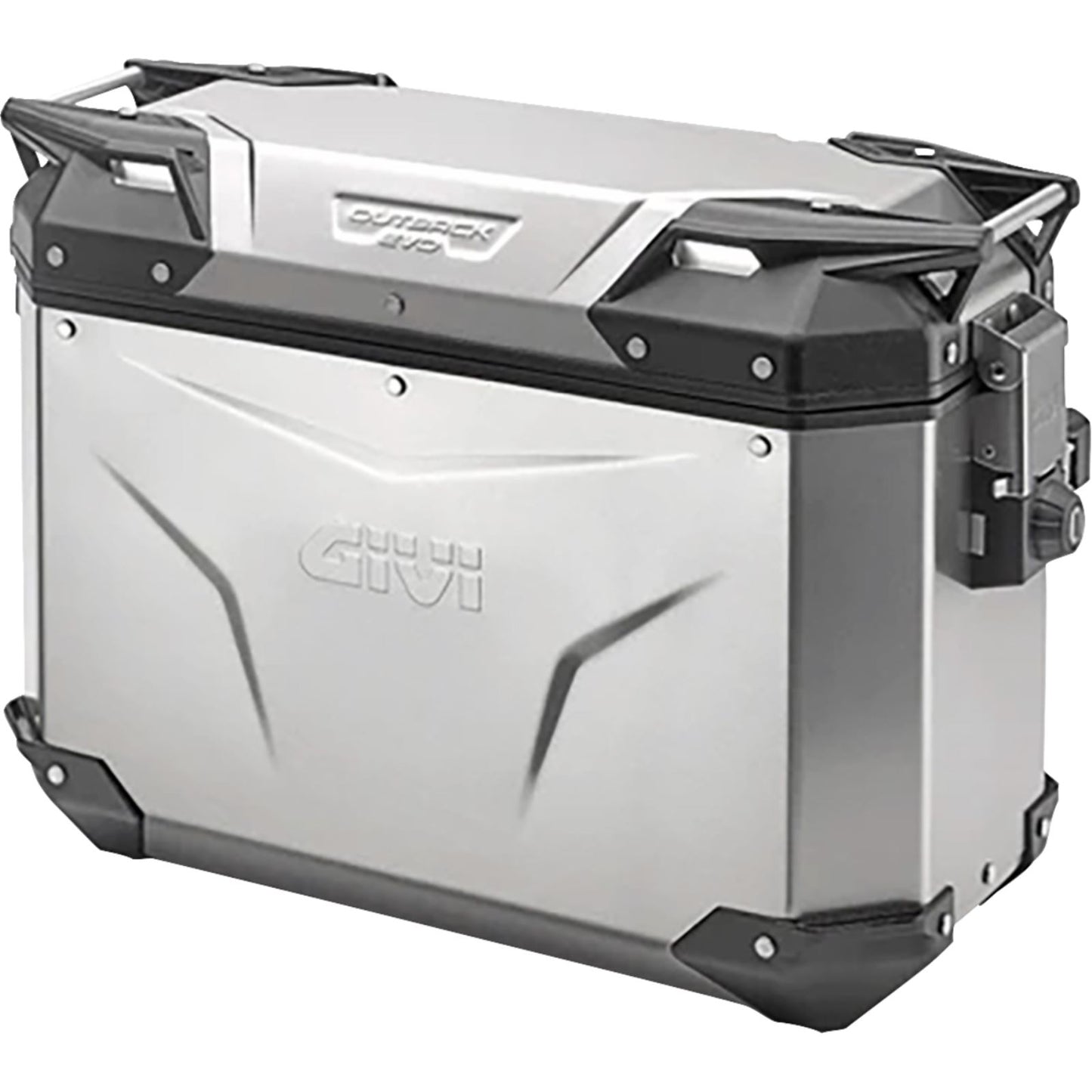Givi Outback EVO Case - Right - 37L - Silver OBKE37ARA_1409125