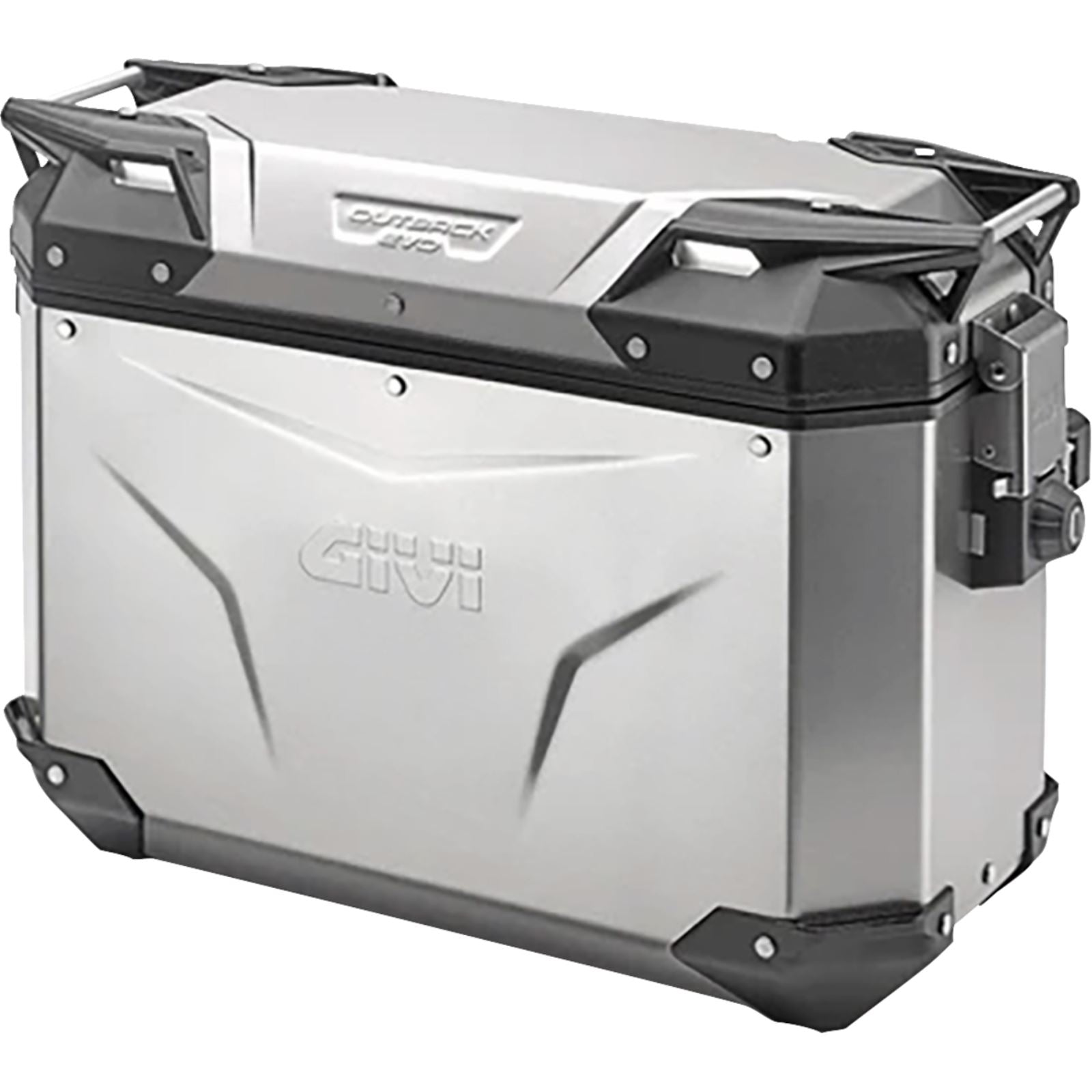 Givi Outback EVO Case - Right - 37L - Silver OBKE37ARA_1409125