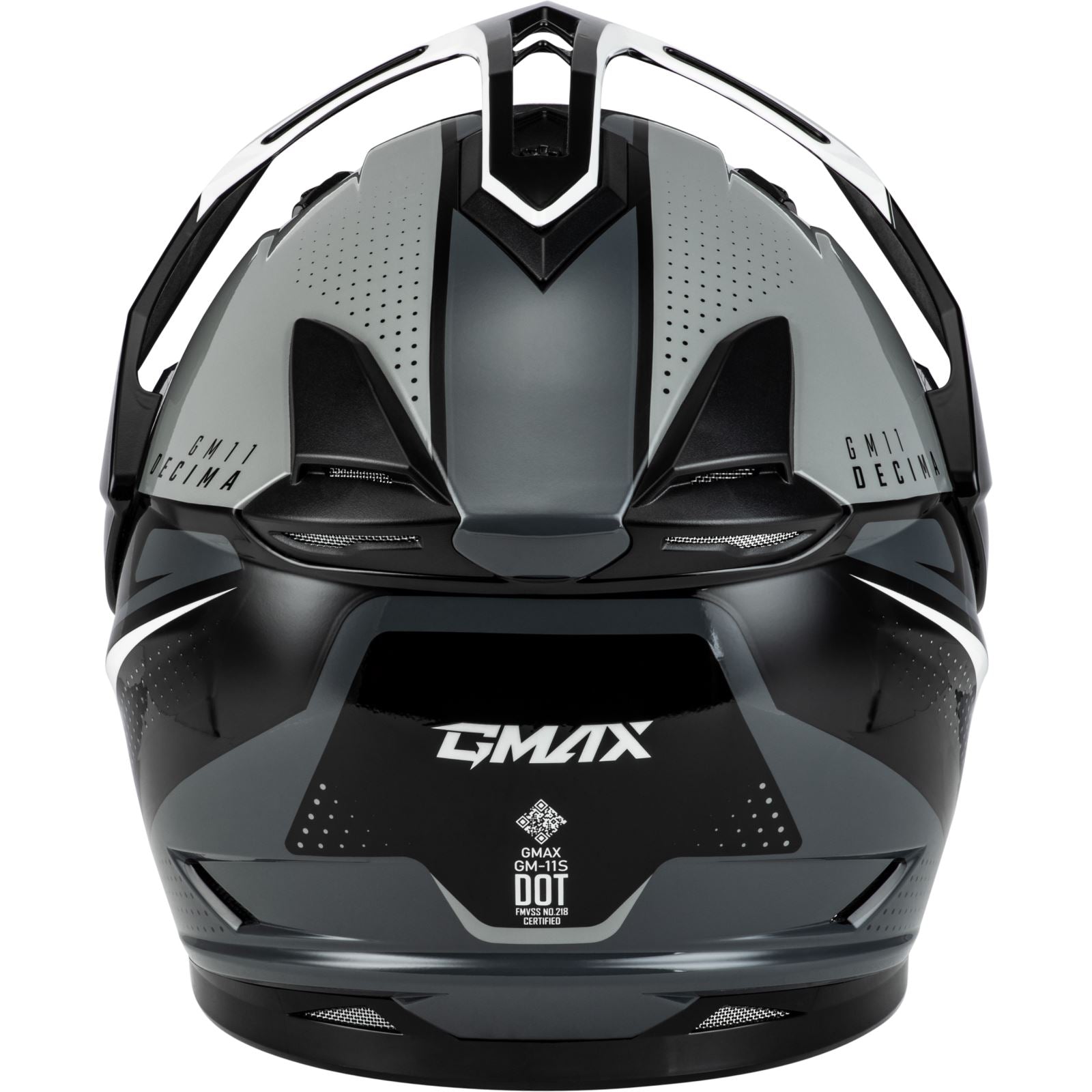 GM-11 Decima Helmet - Black/Grey/White - Large_1371055