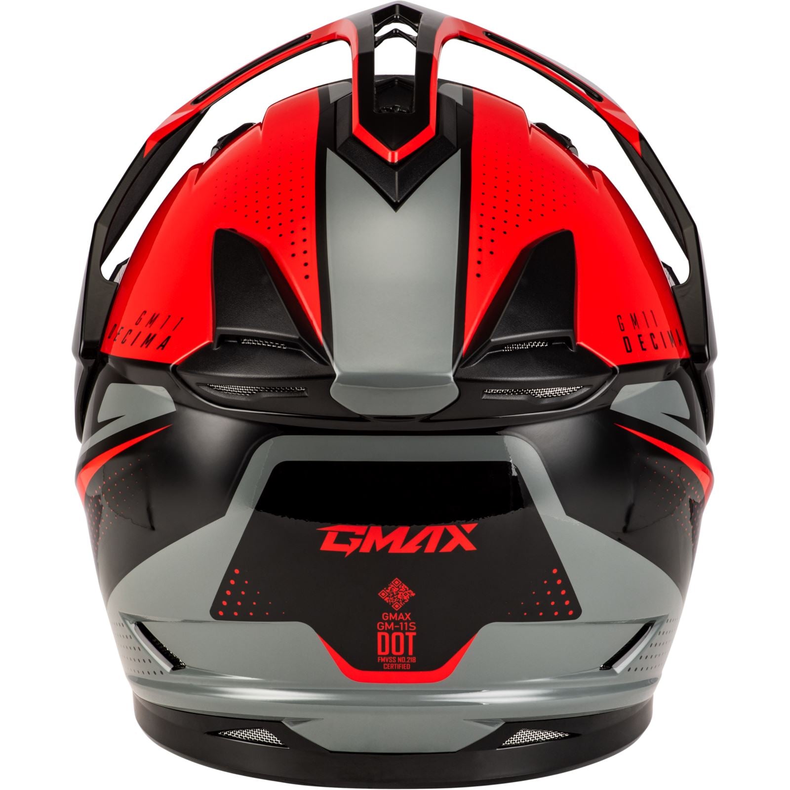 GM-11 Decima Helmet - Black/Red/Grey - Small_1371107