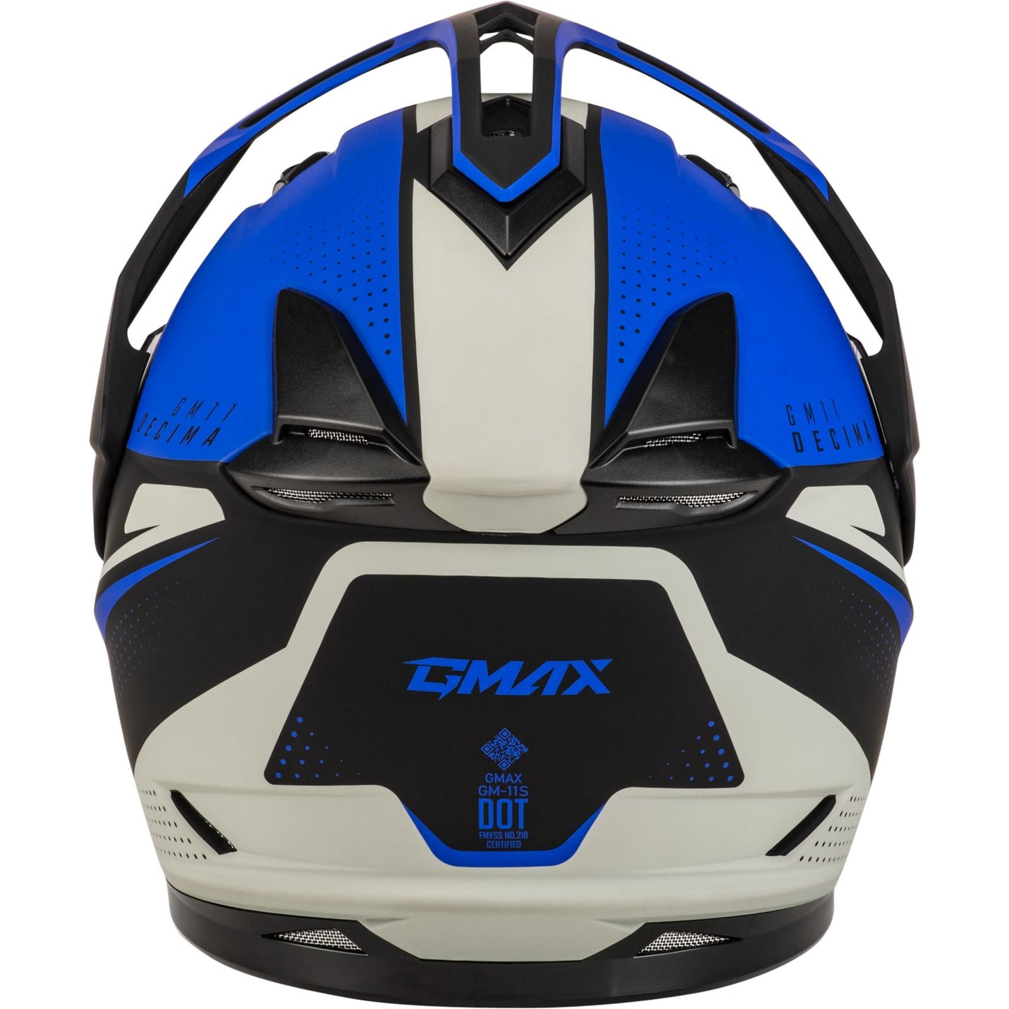 GM-11 Decima Helmet - Matte Black/Blue - XL_1371185